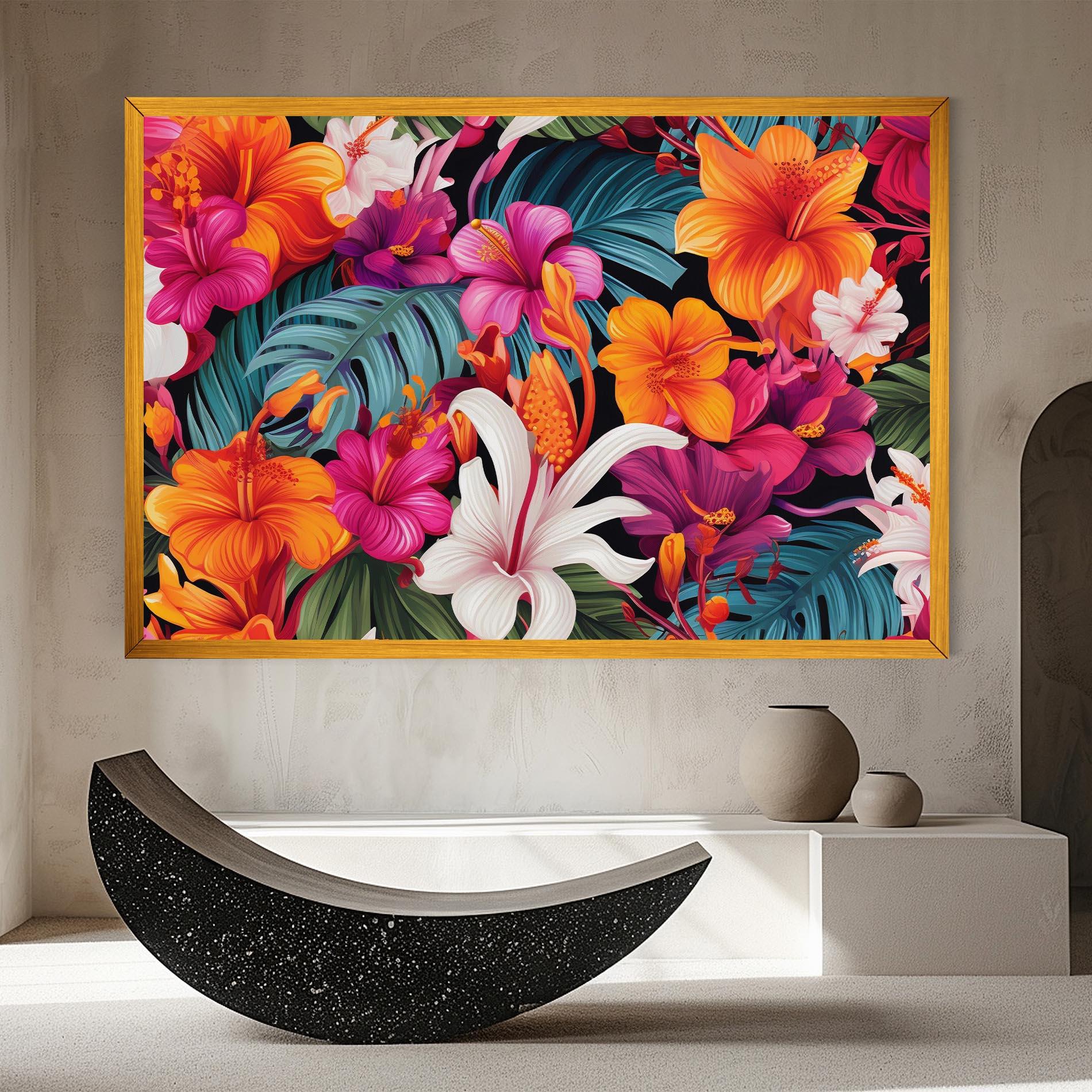 Картина на платно Exotic Patern mockup 8