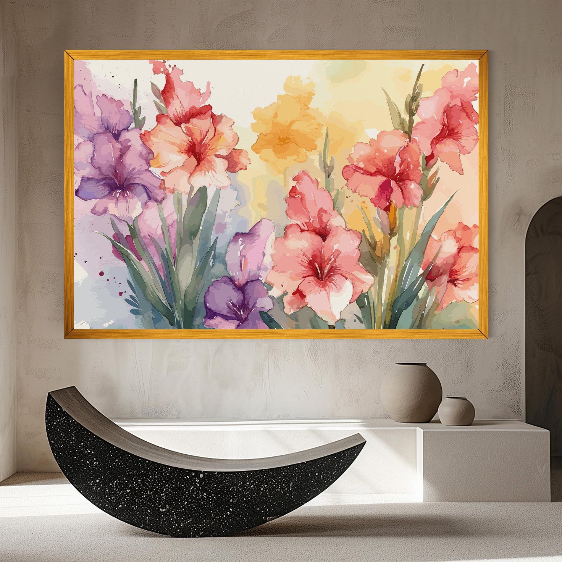 Картина на платно Exotic Watercolor mockup 8