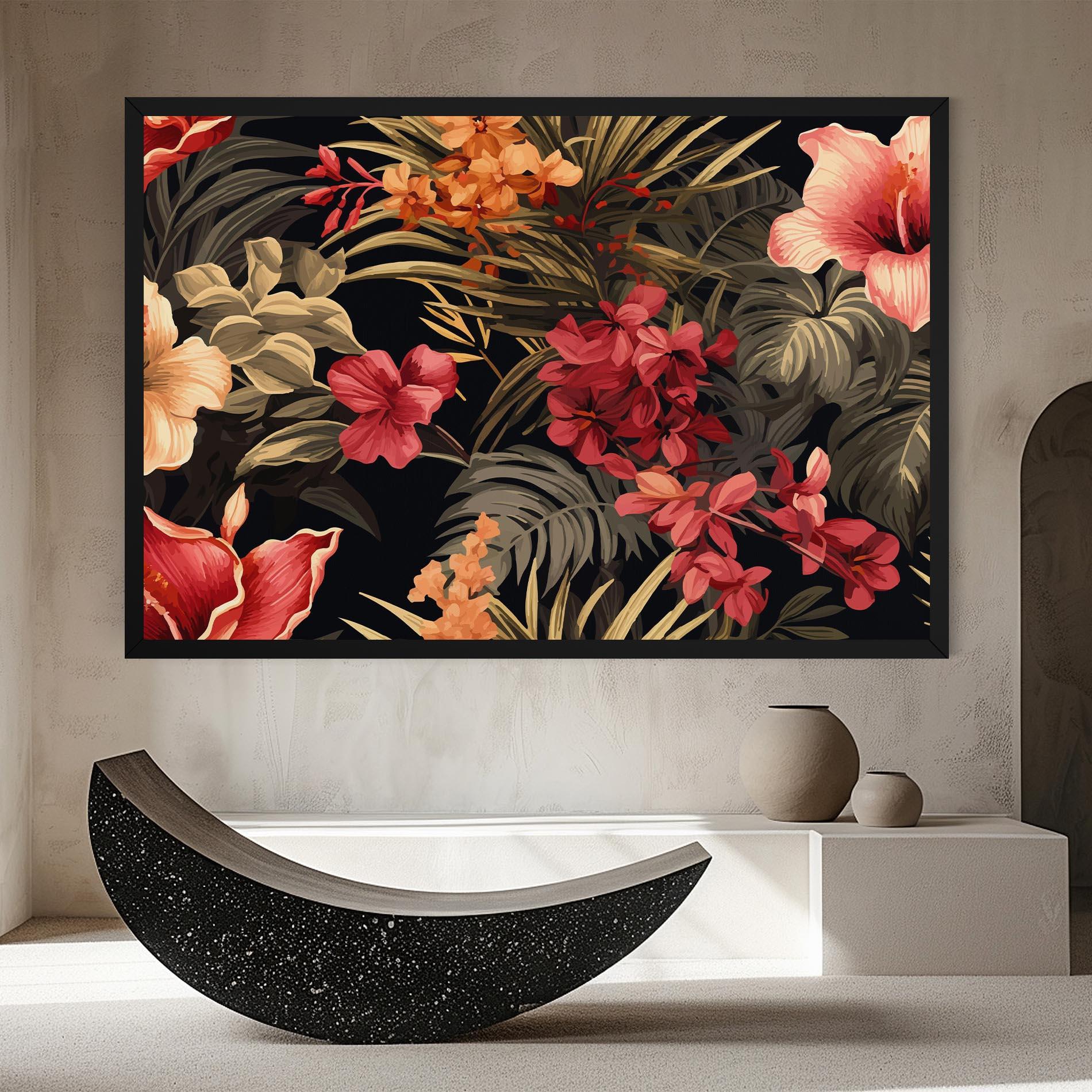 Картина на платно Exotic Flower Plant mockup 8