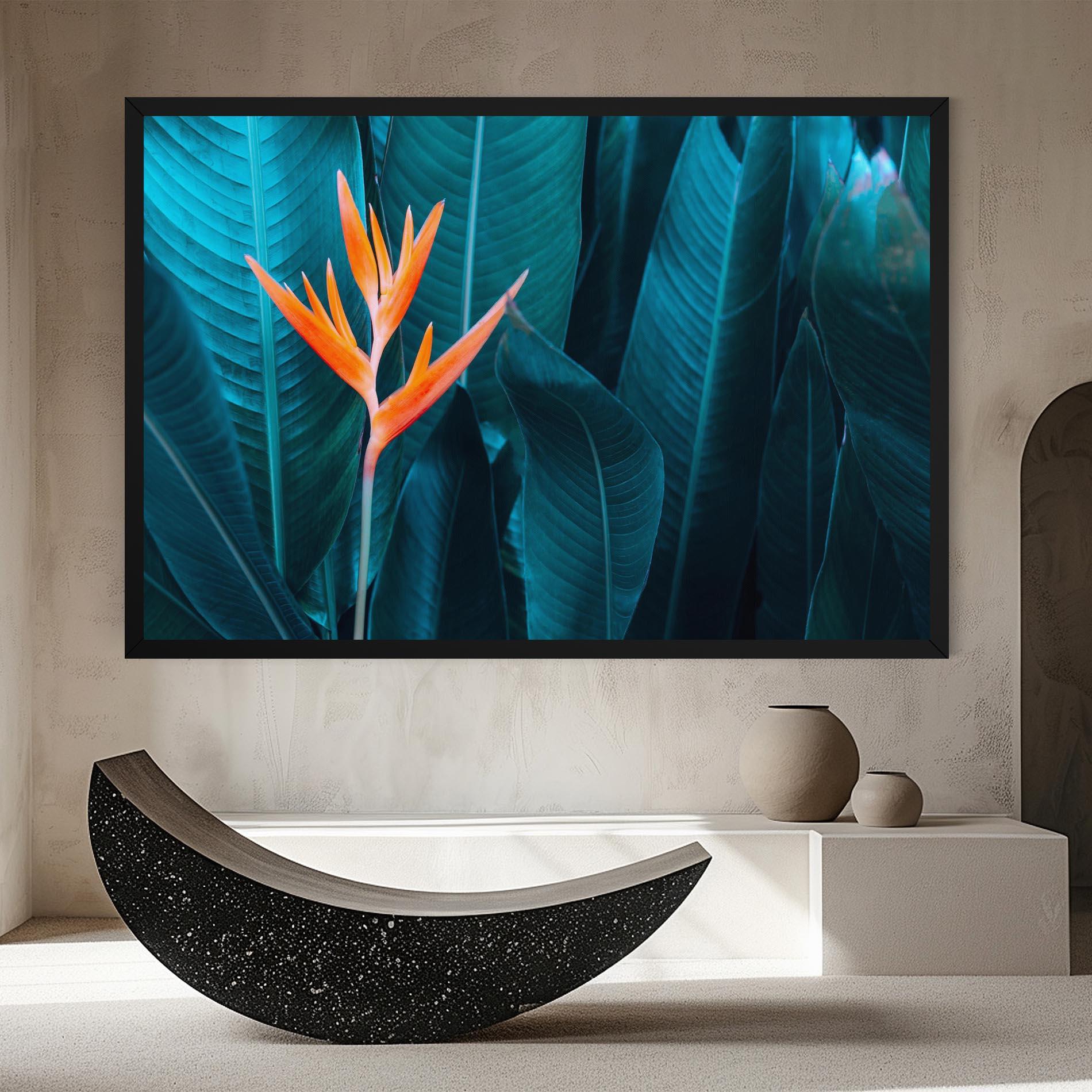 Картина на платно Orange Green Exotic mockup 8