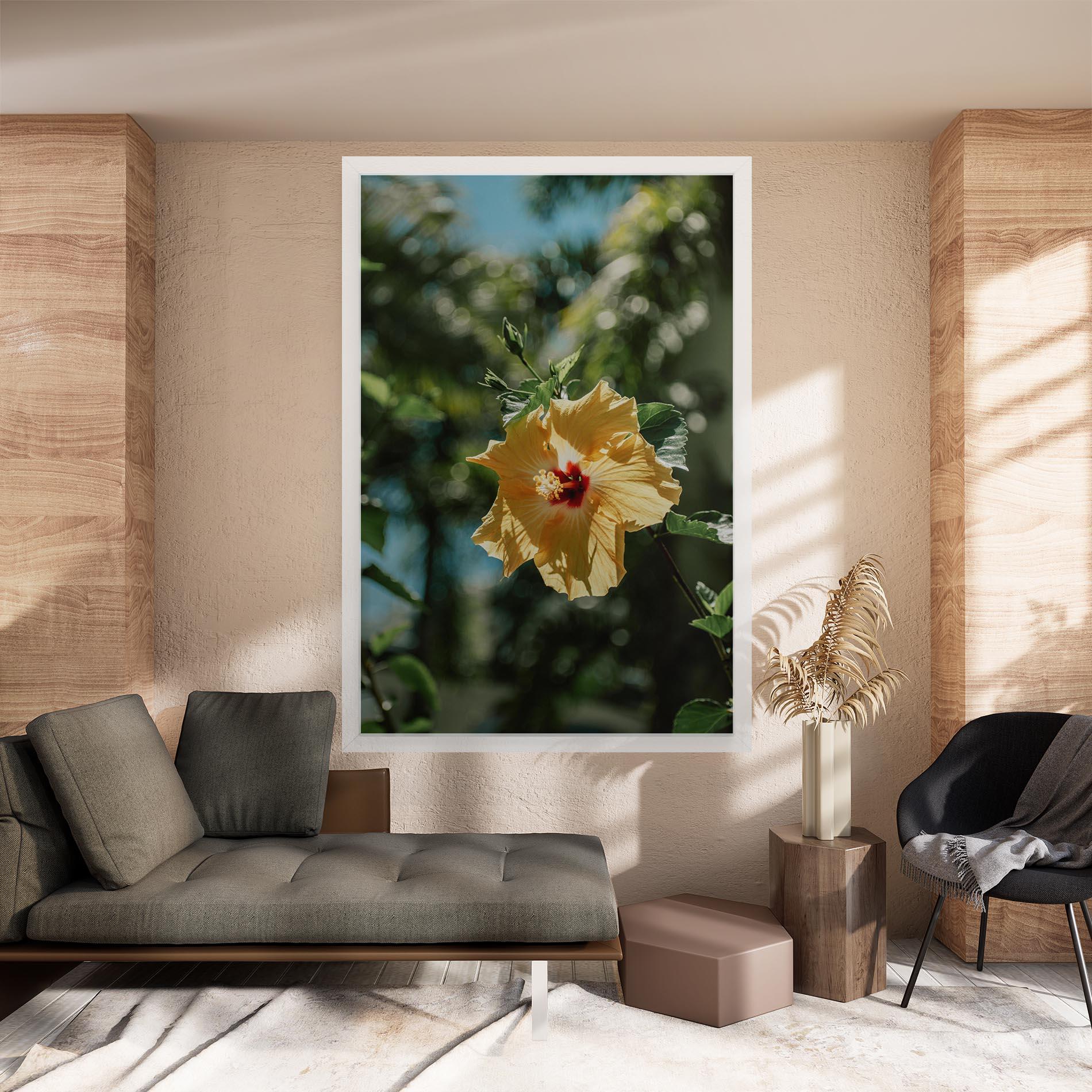 Картина на платно Yellow Pretty Exotic mockup 8