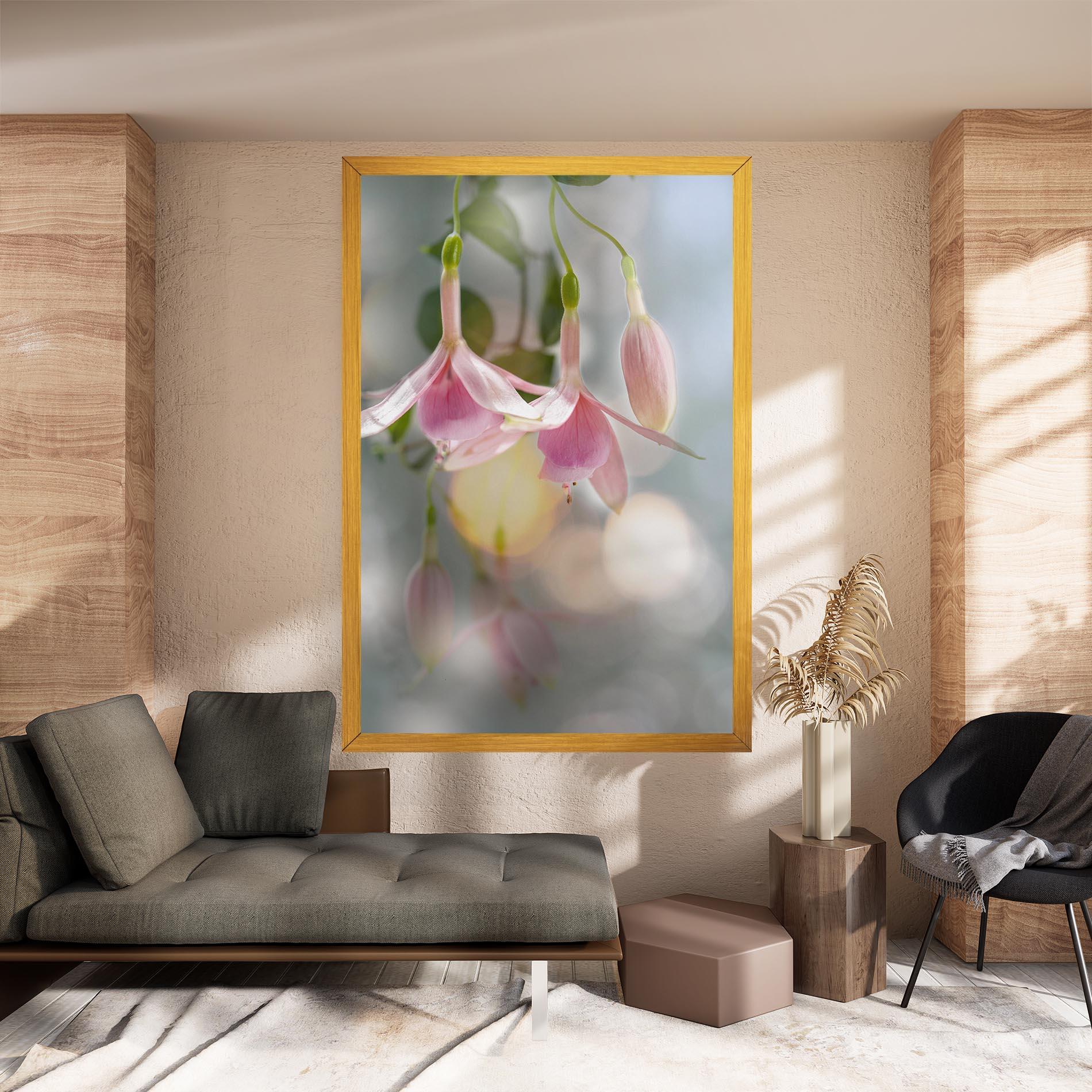 Картина на платно Dreamy Pink Exotic mockup 8