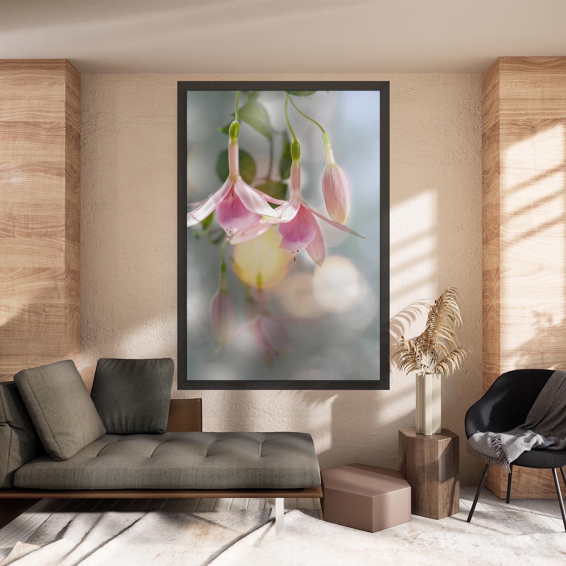 Картина на платно Dreamy Pink Exotic mockup 8