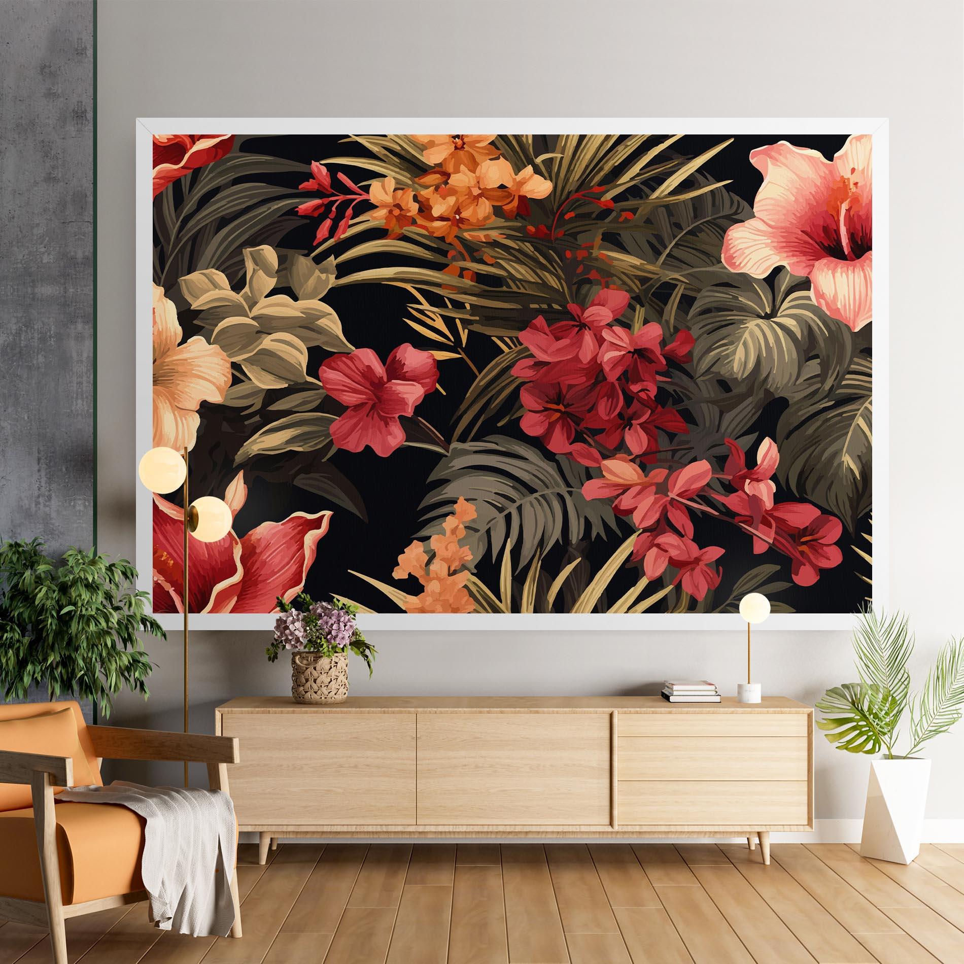 Картина на платно Exotic Flower Plant mockup 9