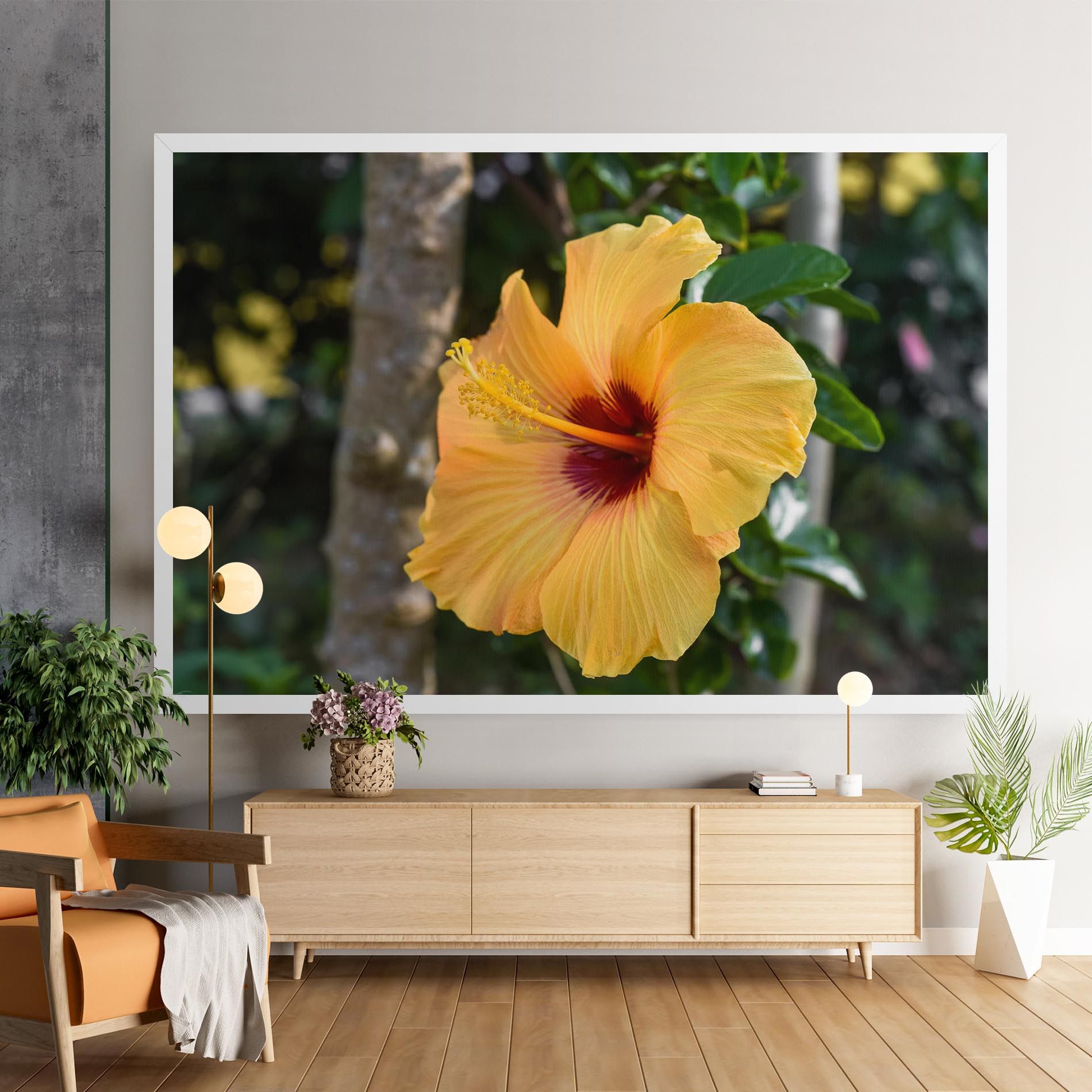 Yellow Hibiscus mockup 9