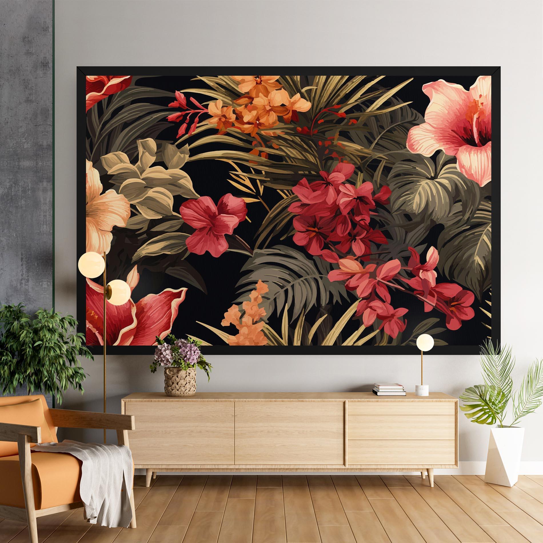 Картина на платно Exotic Flower Plant mockup 9