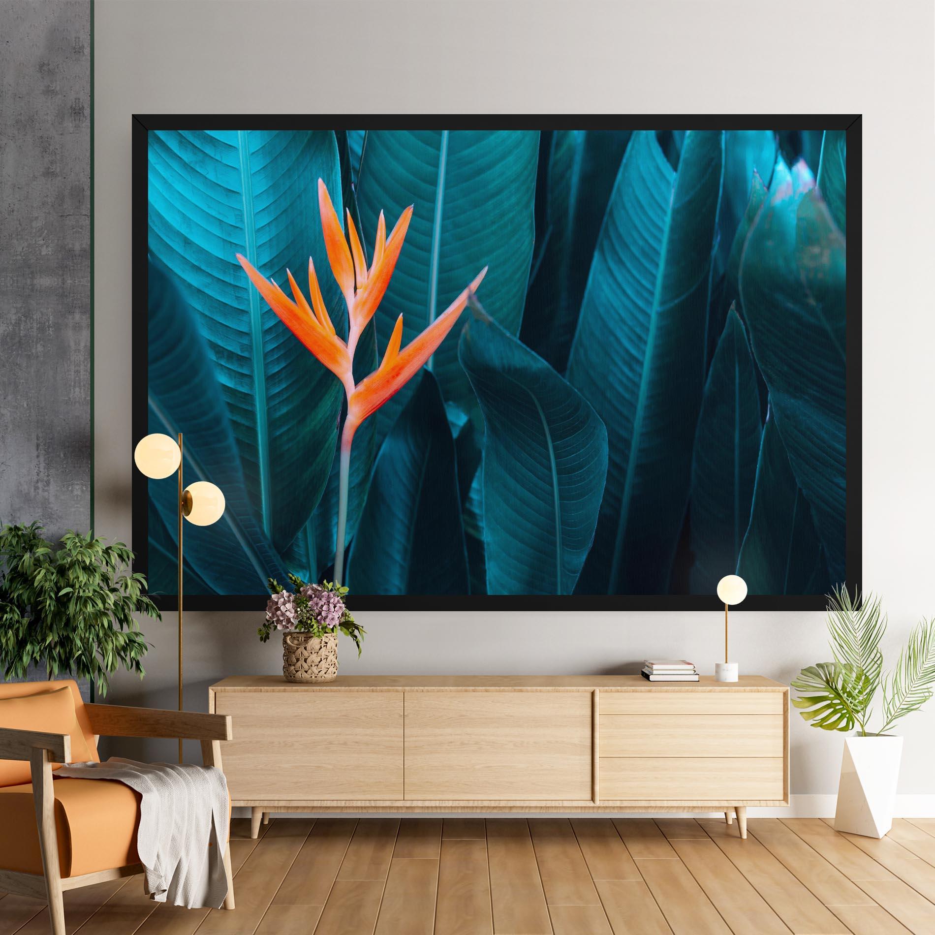 Картина на платно Orange Green Exotic mockup 9