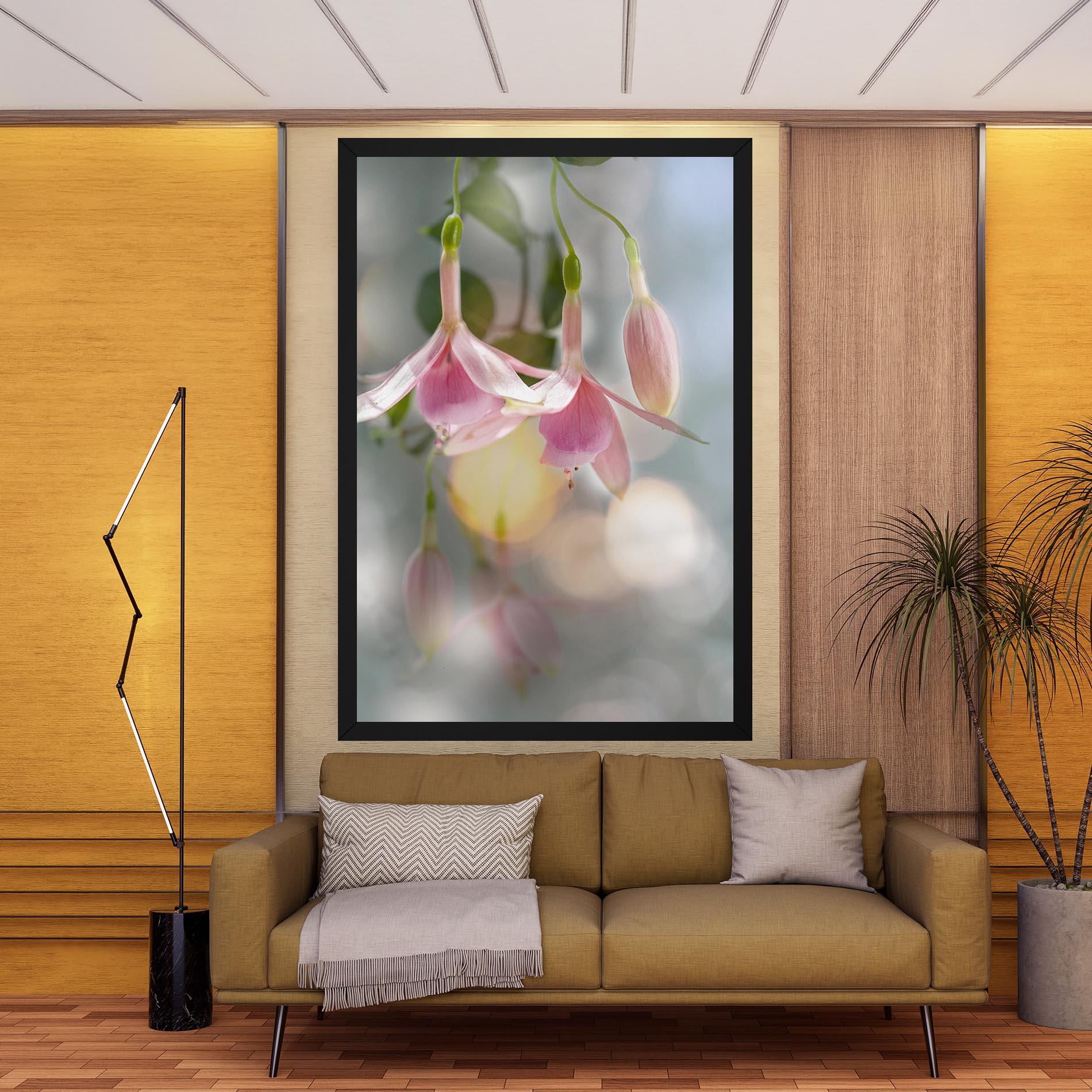 Картина на платно Dreamy Pink Exotic mockup 9