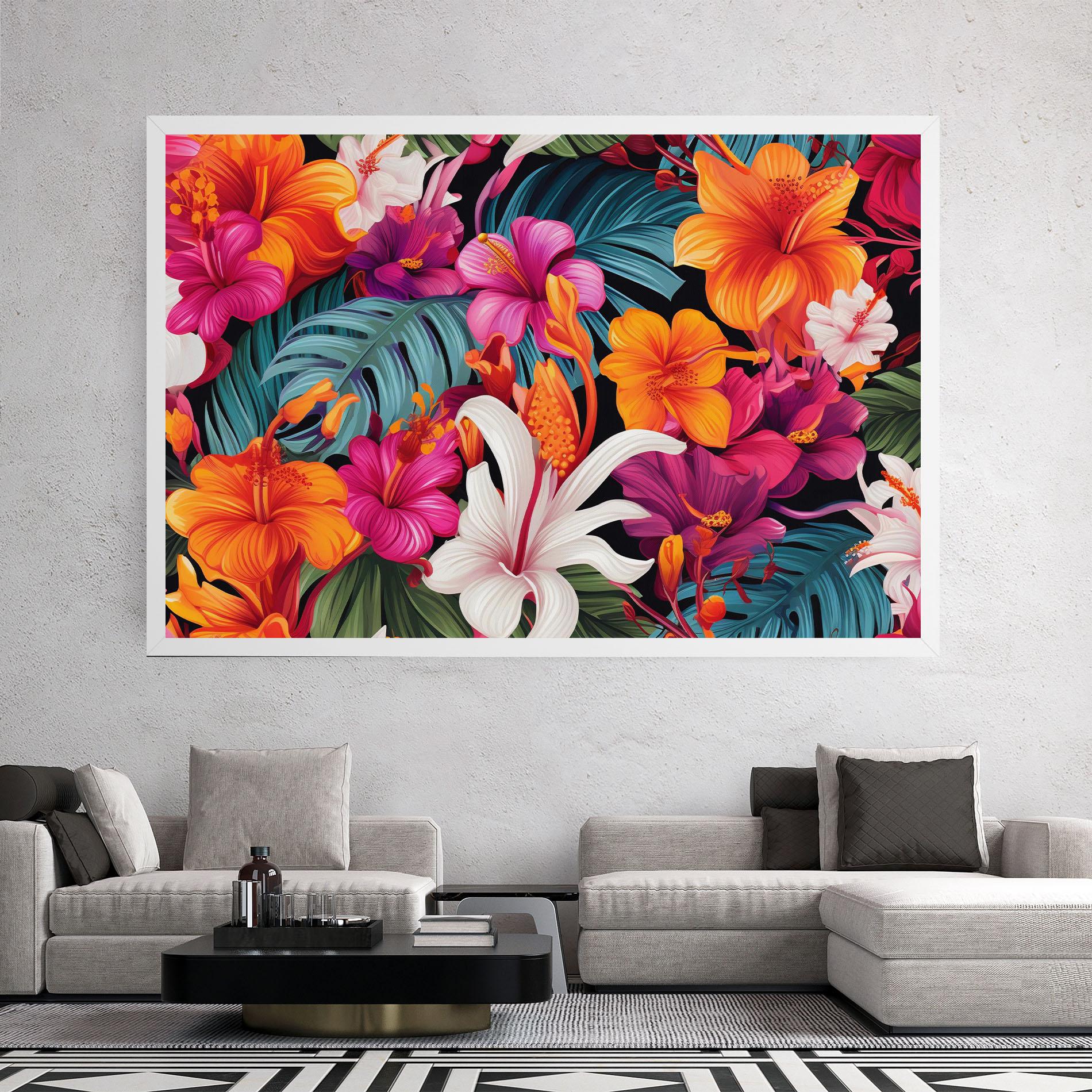 Картина на платно Exotic Patern mockup 2