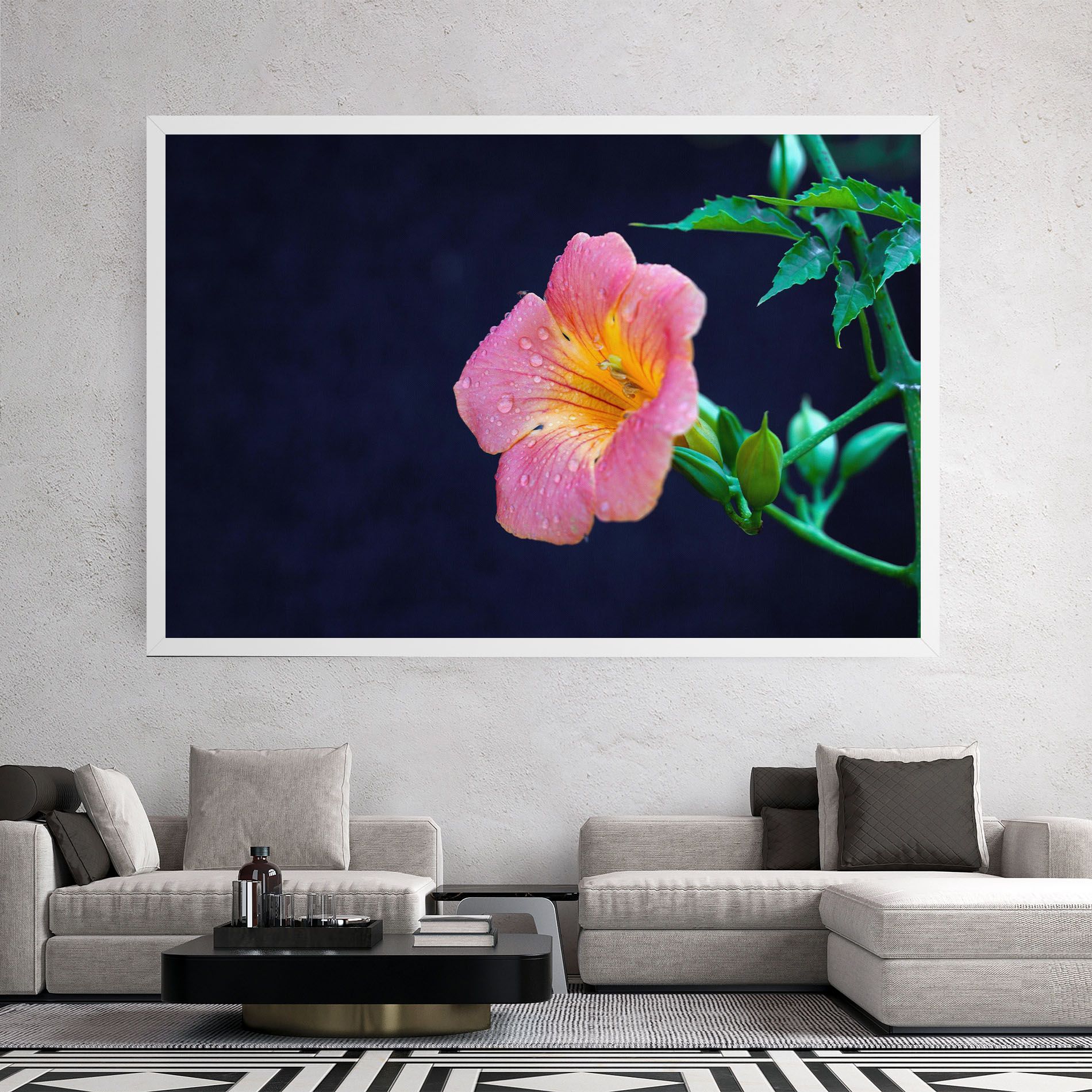 Exotic Pink Plant mockup 2