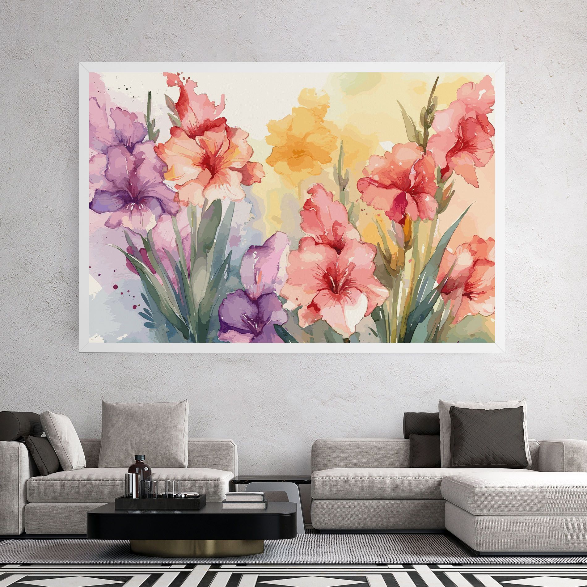 Exotic Watercolor mockup 2