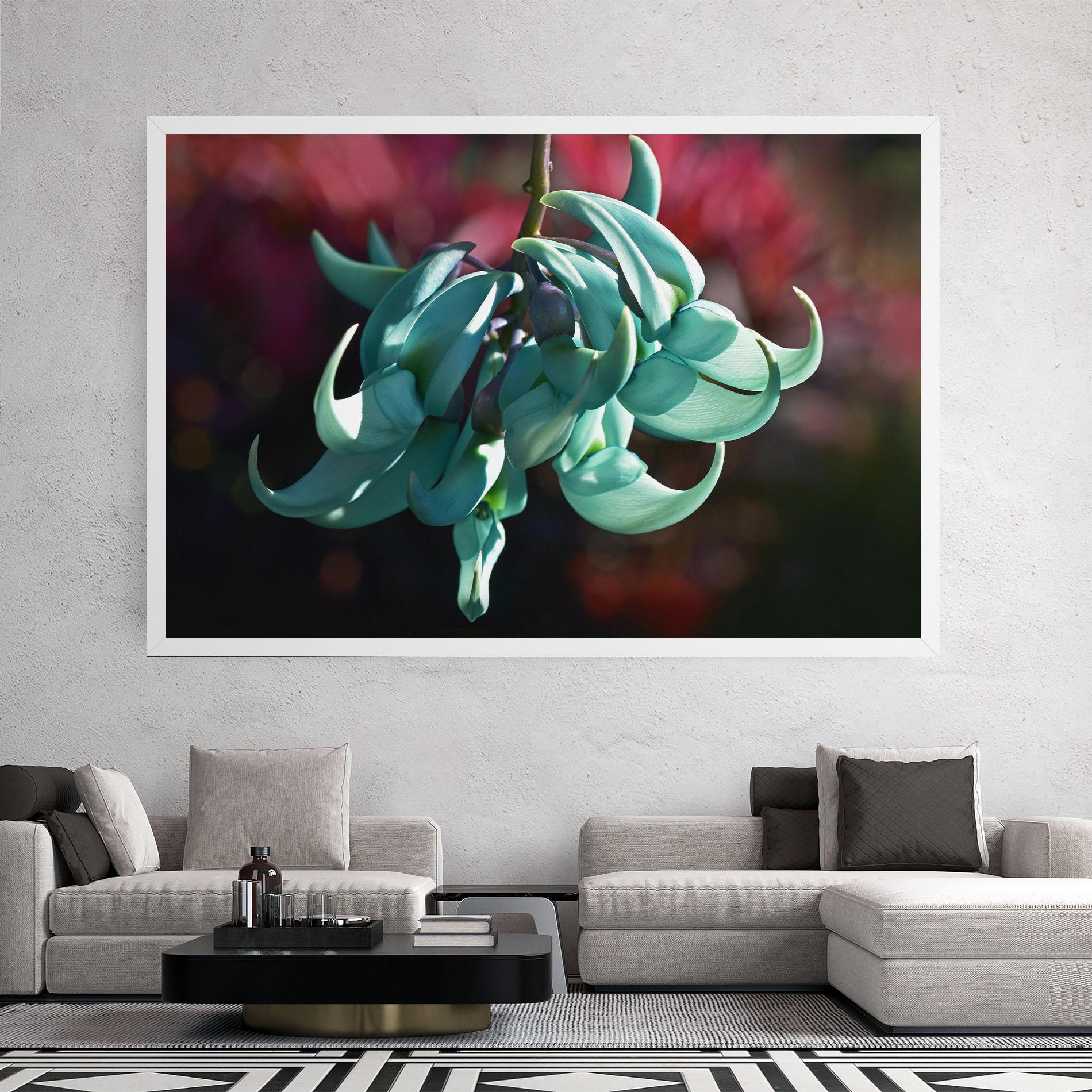 Картина на платно Pastel Green Plant mockup 2