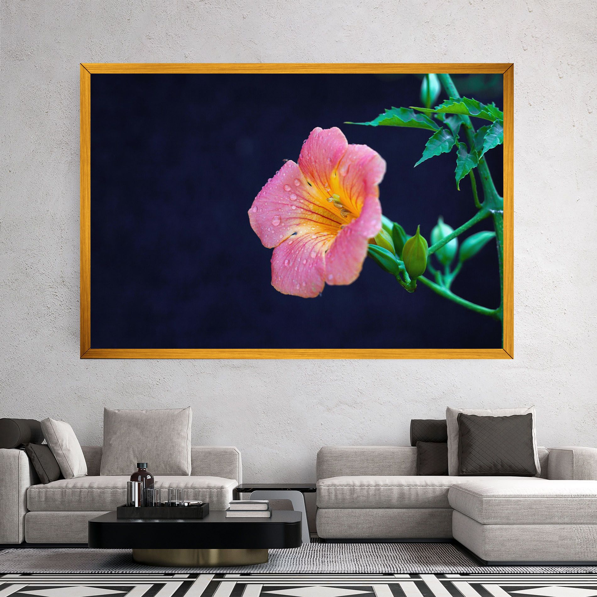 Exotic Pink Plant mockup 2