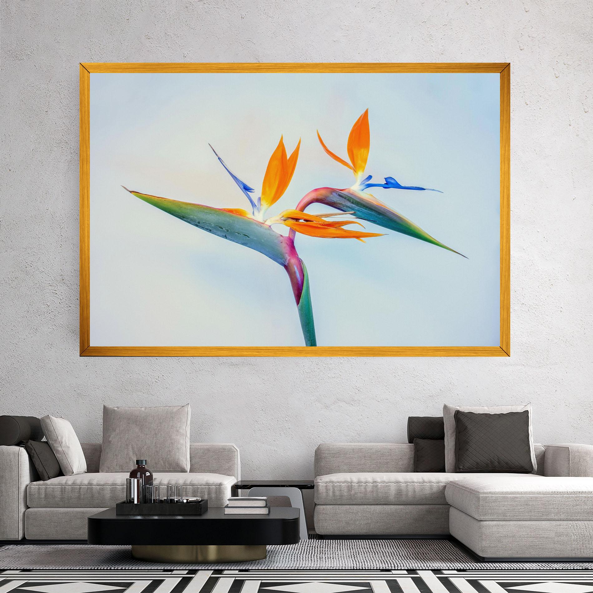 Картина на платно Green Orange Exotic mockup 2