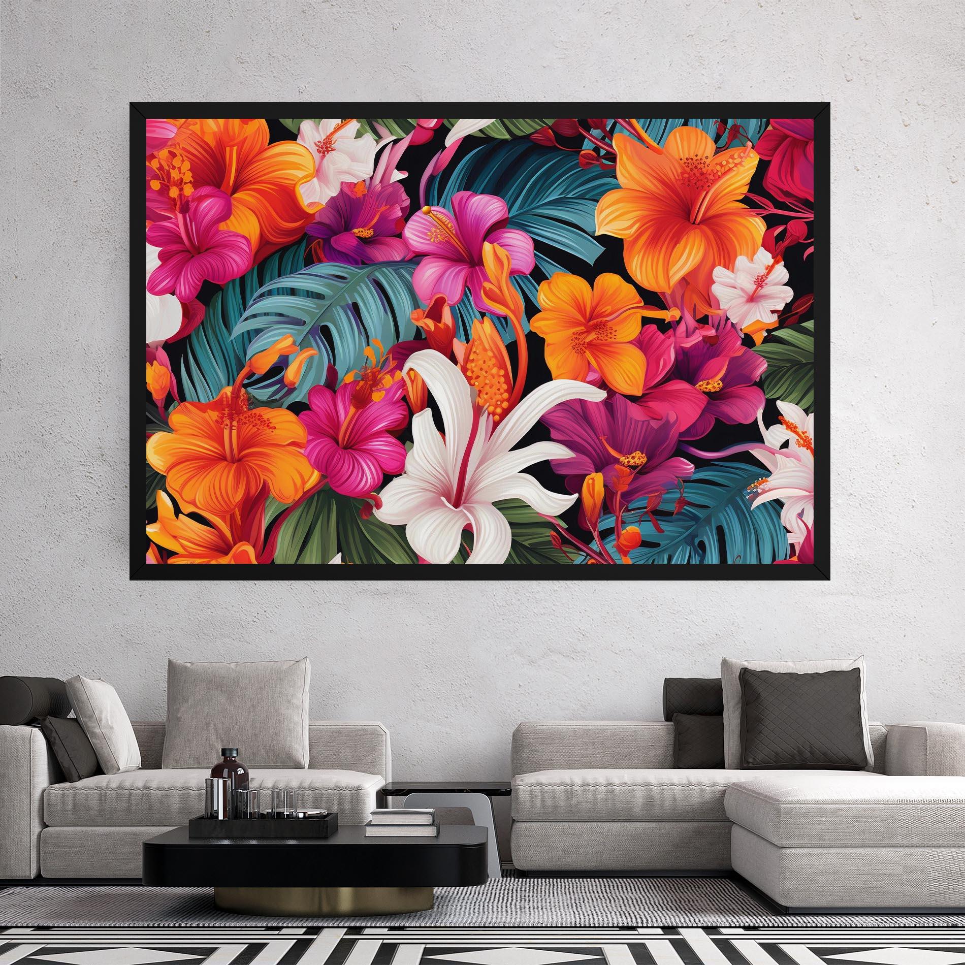 Картина на платно Exotic Patern mockup 2