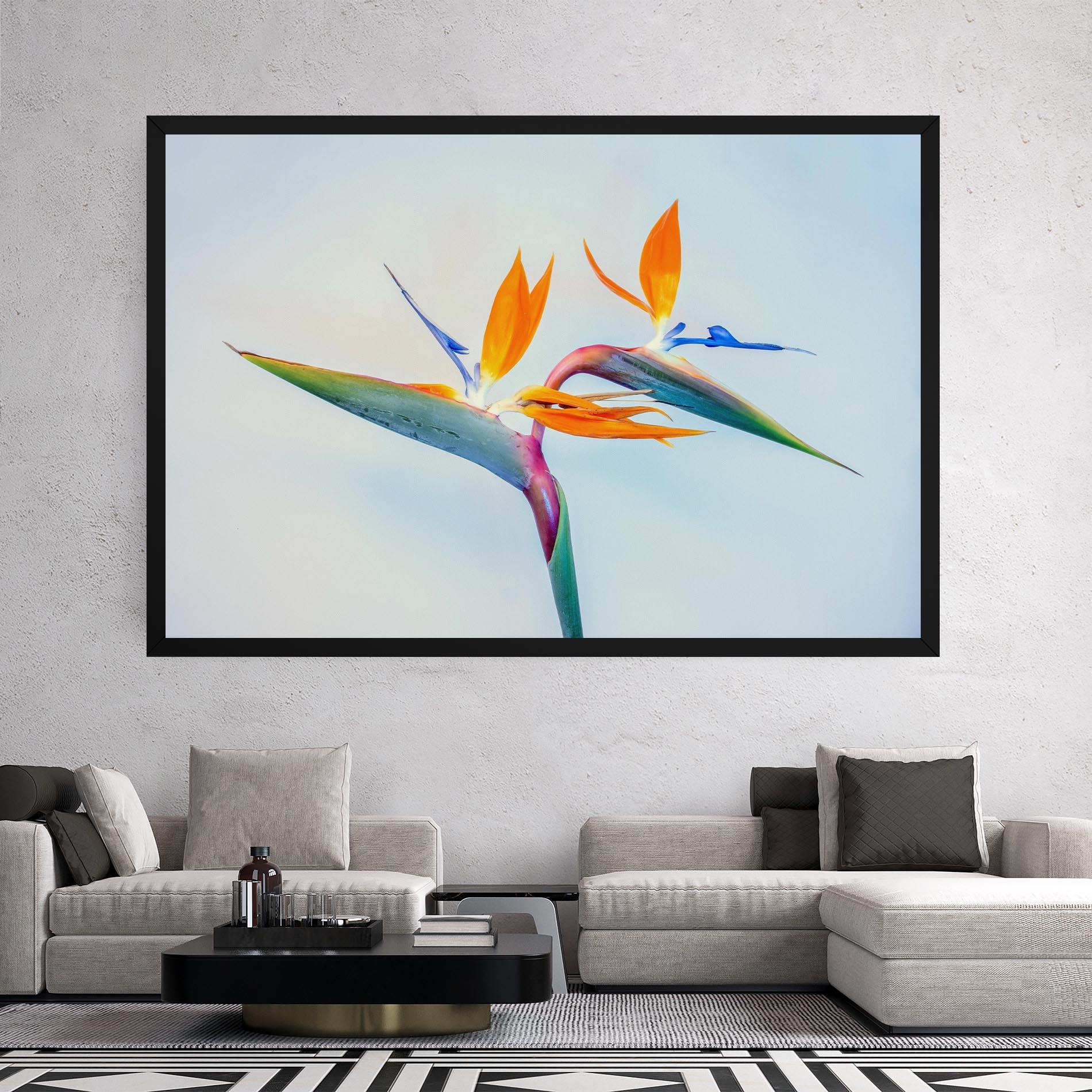 Картина на платно Green Orange Exotic mockup 2