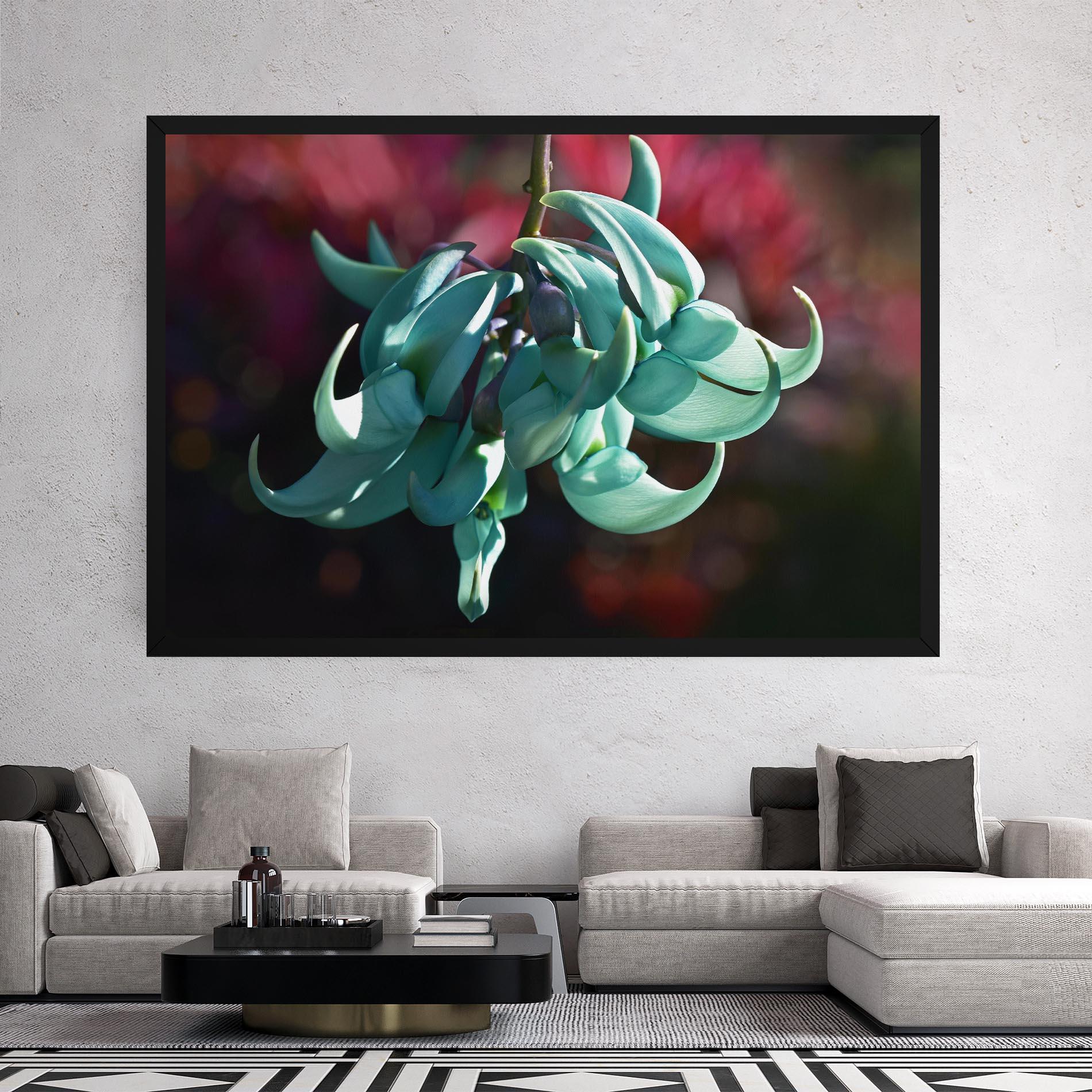 Картина на платно Pastel Green Plant mockup 2