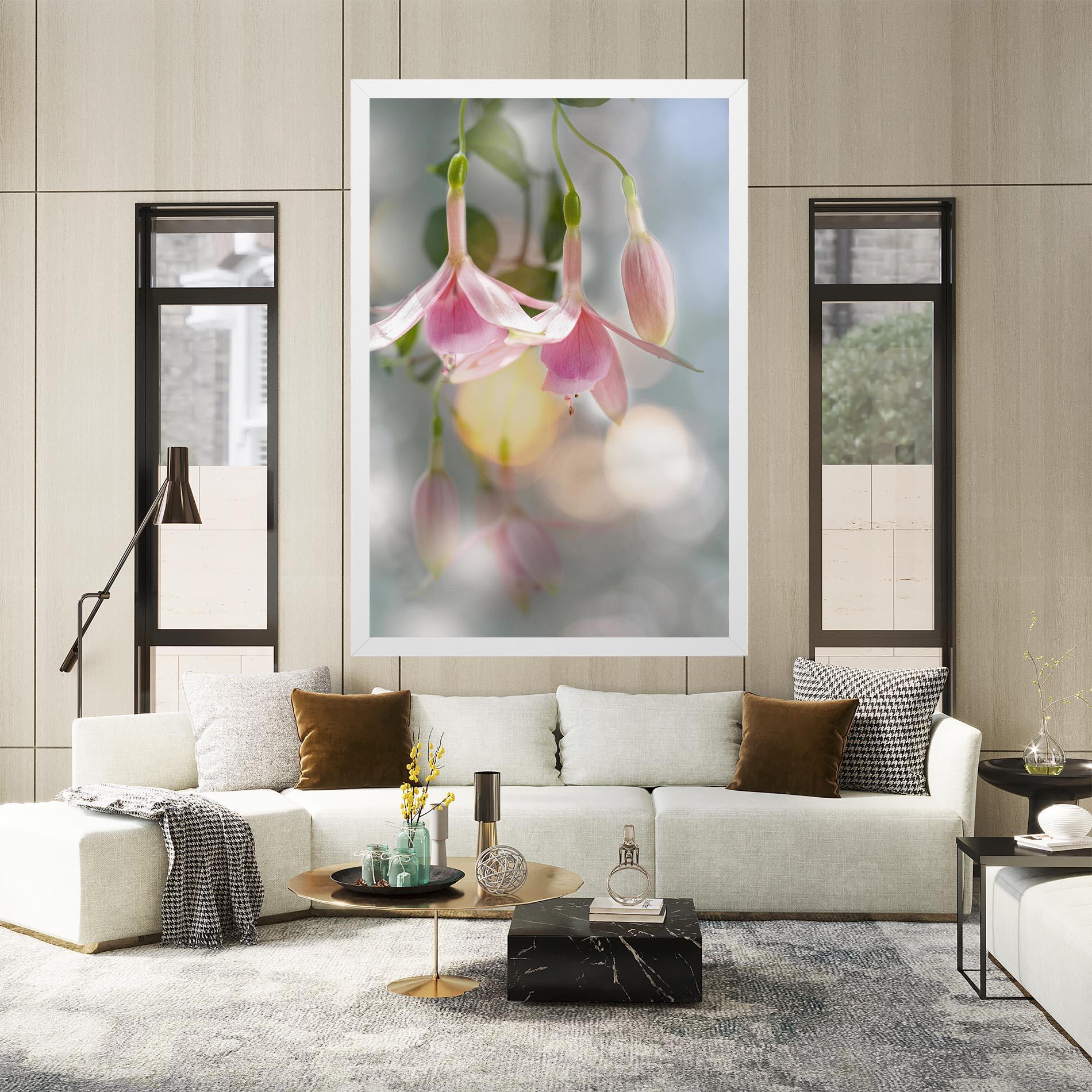 Картина на платно Dreamy Pink Exotic mockup 2