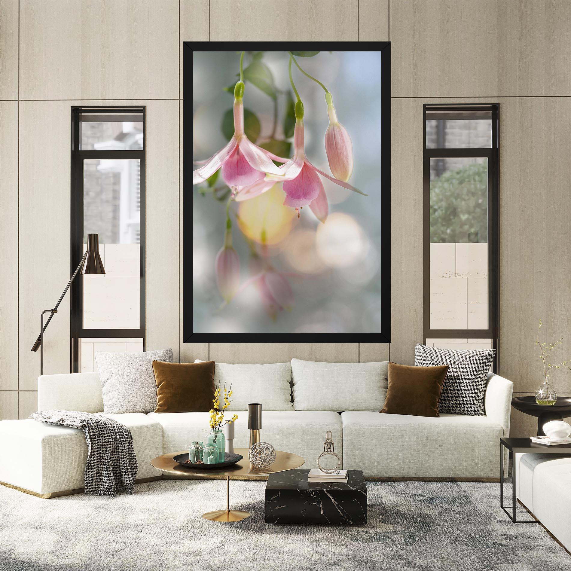 Картина на платно Dreamy Pink Exotic mockup 2