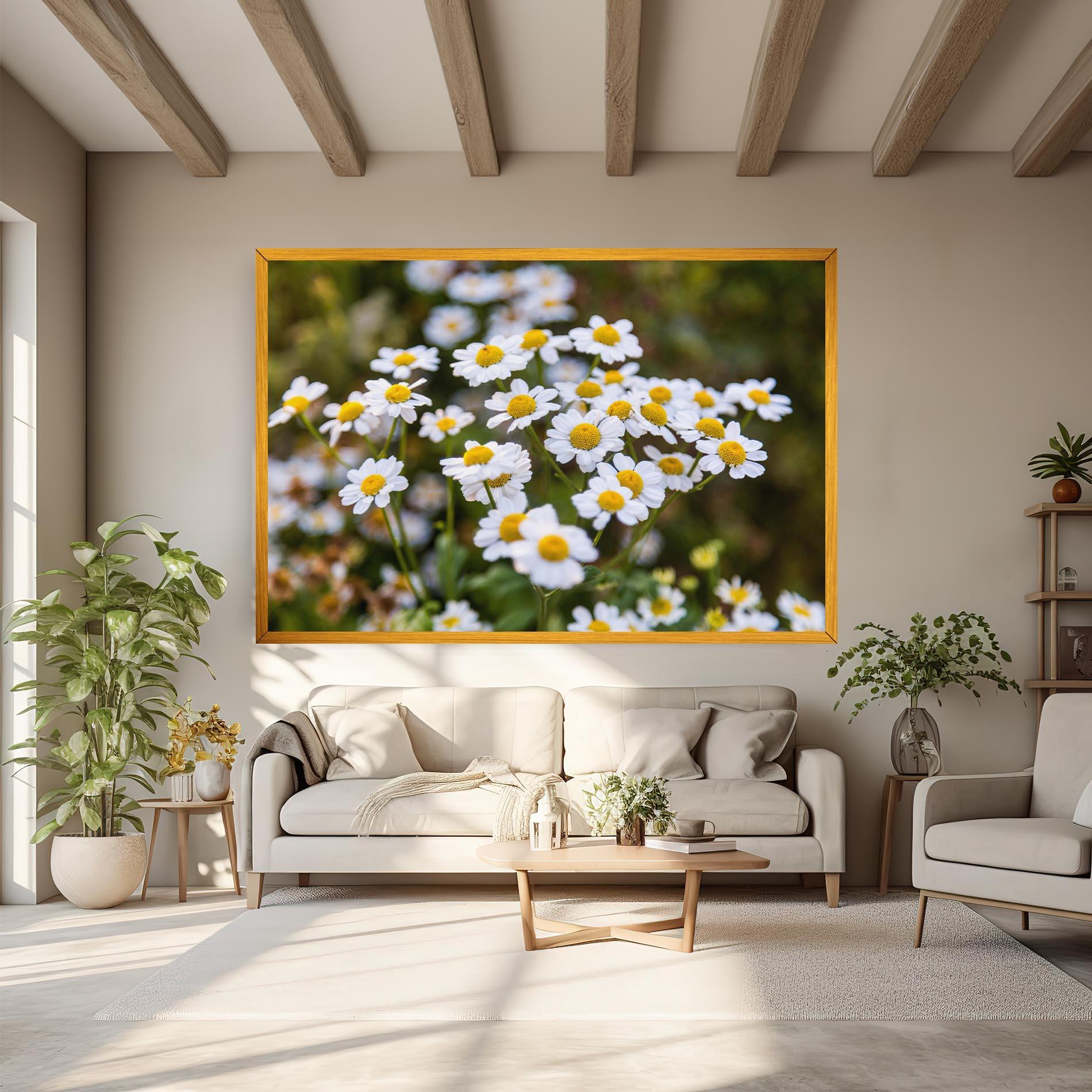 Картина на платно Flowers Garden mockup 6