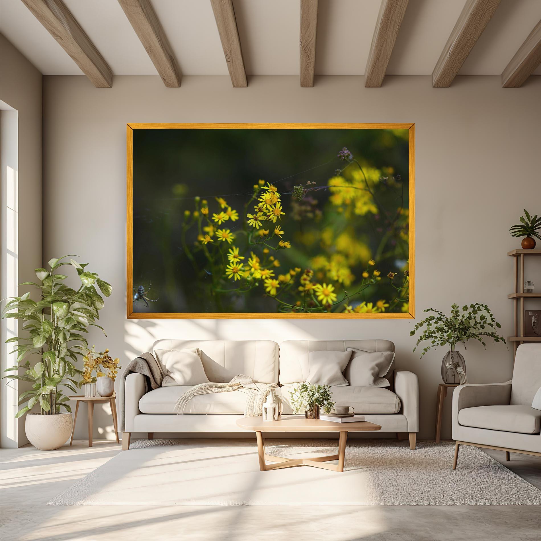 Картина на платно Small Wild Flowers mockup 6