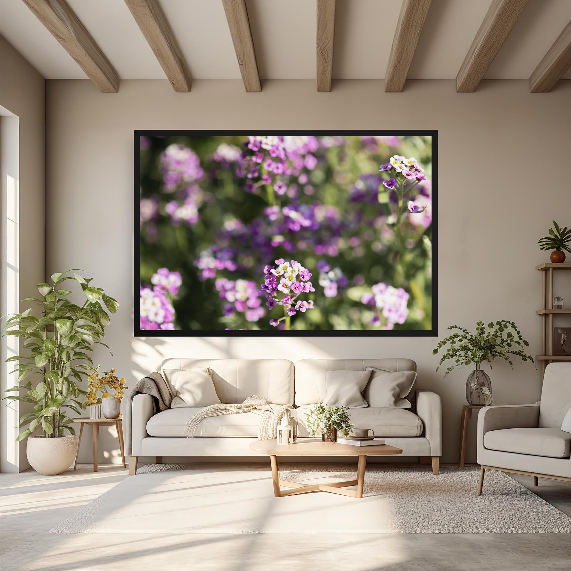 Картина на платно Wild Purple Field mockup 6