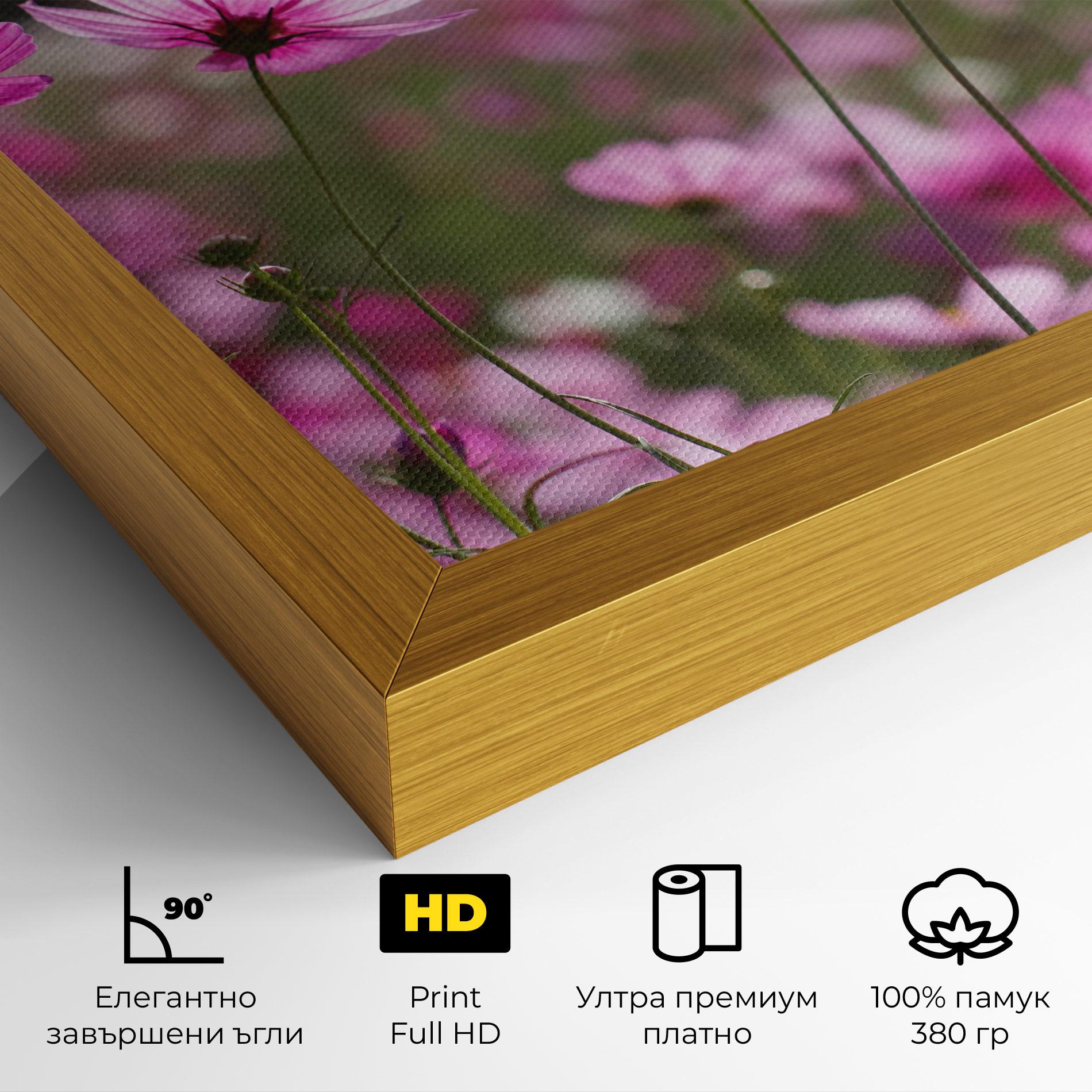 Картина на платно Cosmos Flower mockup 4