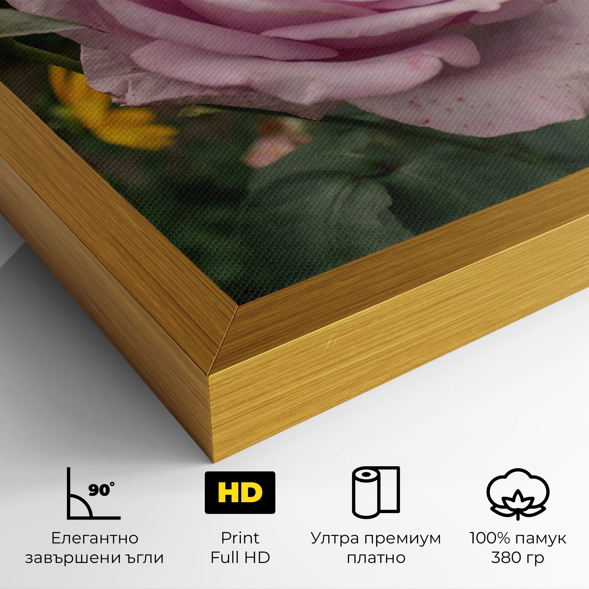 Garden Pink Rose mockup 4
