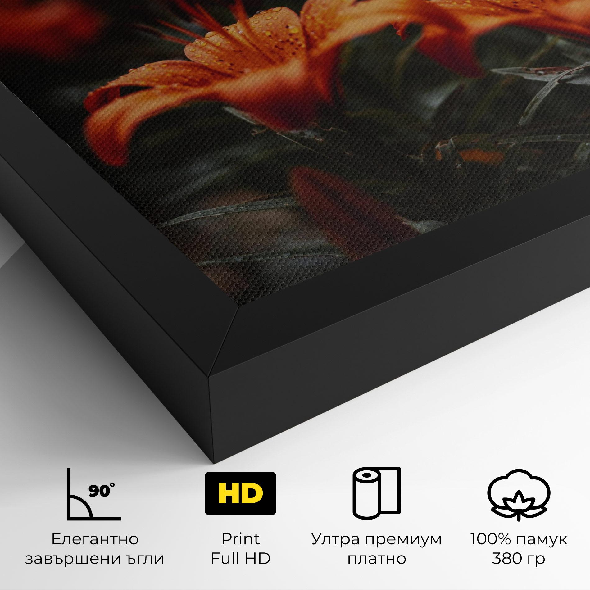 Картина на платно Dreamy Wild Flower mockup 4