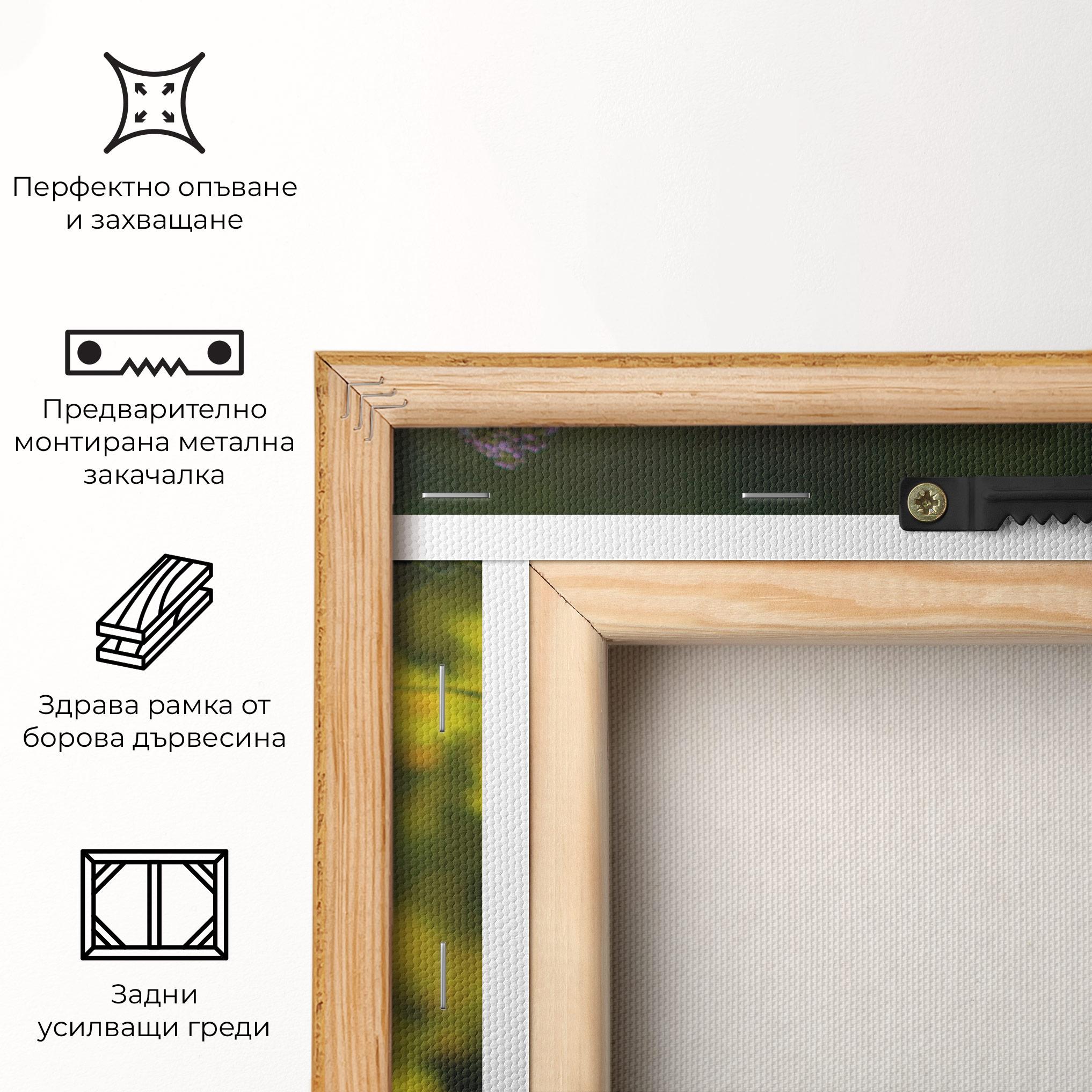 Картина на платно Small Wild Flowers mockup 5