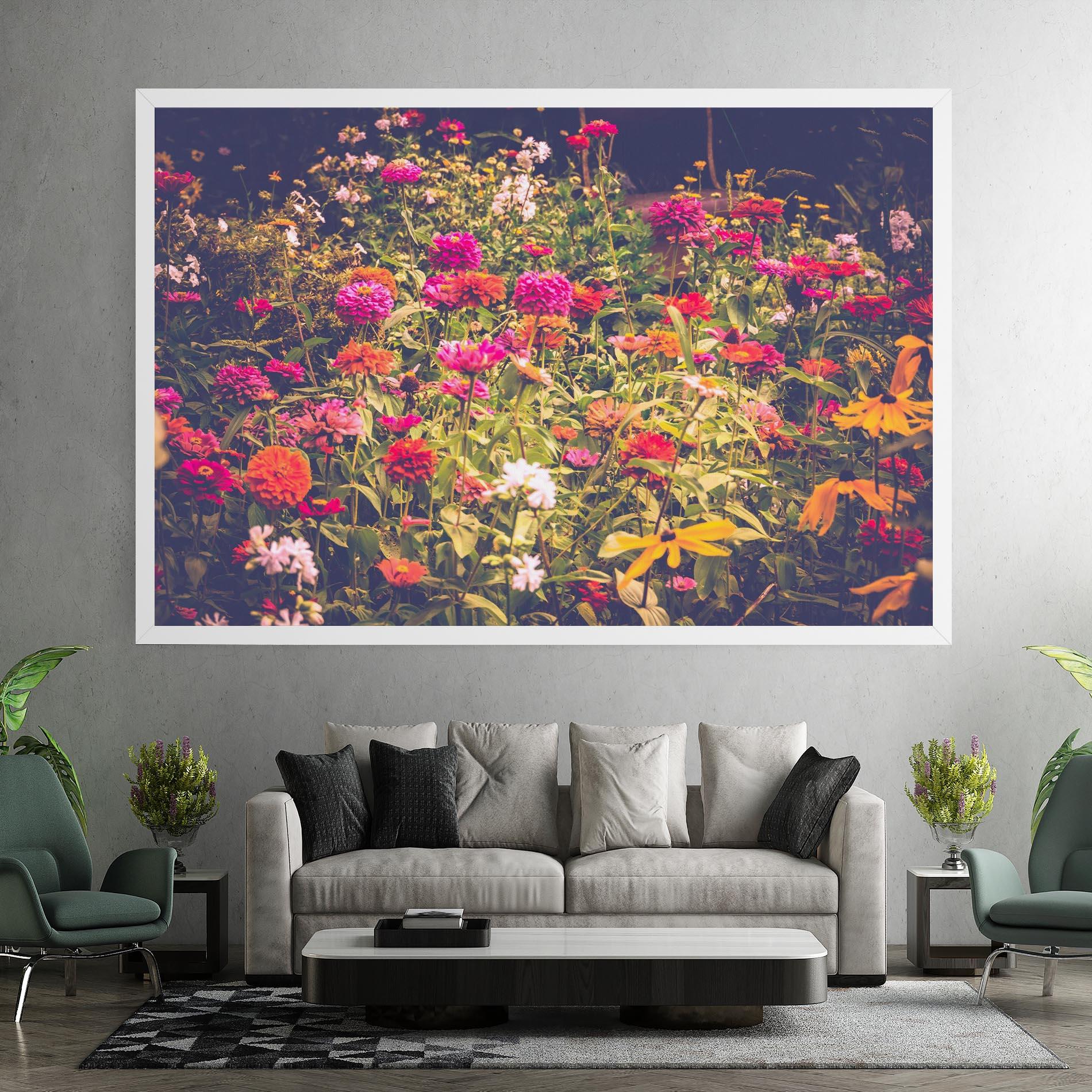 Картина на платно Colorful Wild Field mockup 7