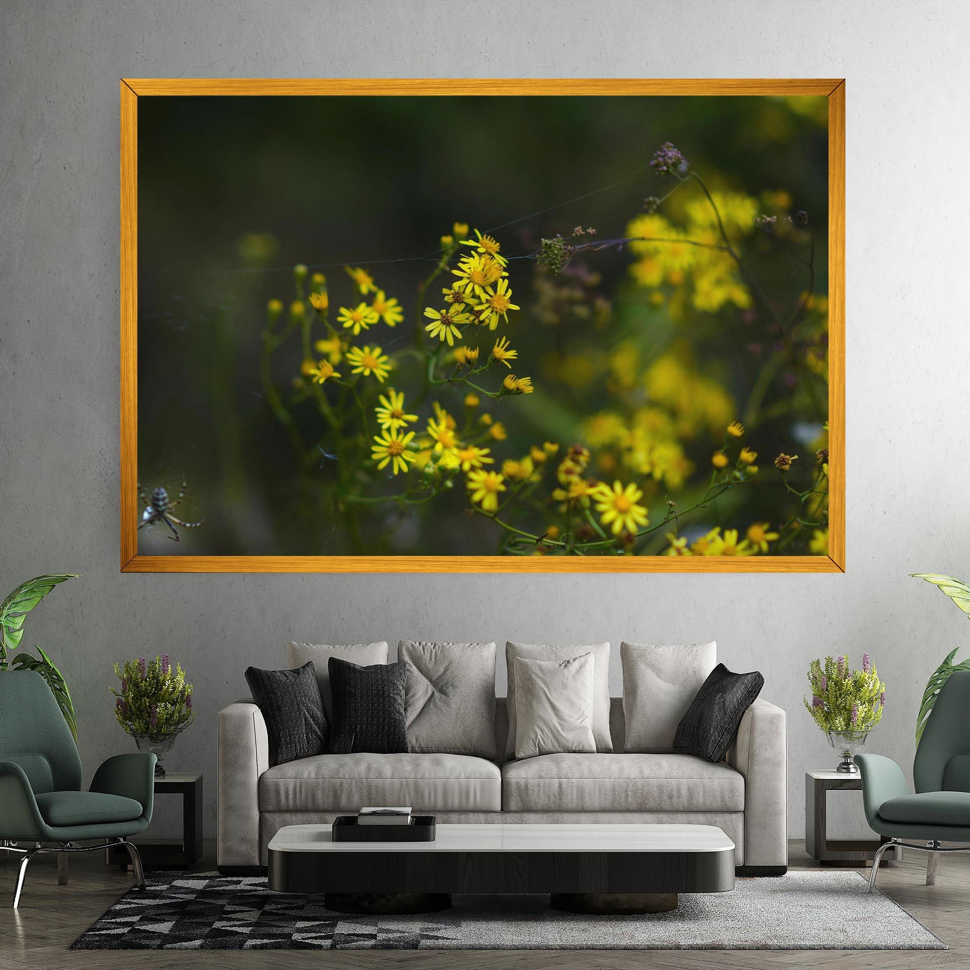 Картина на платно Small Wild Flowers mockup 7