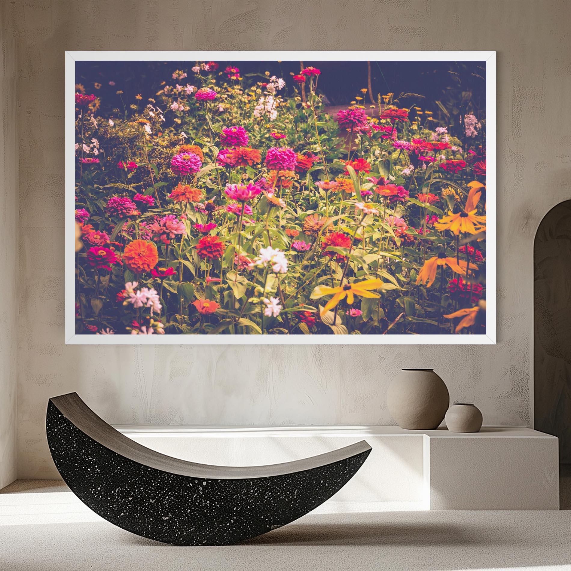 Картина на платно Colorful Wild Field mockup 8