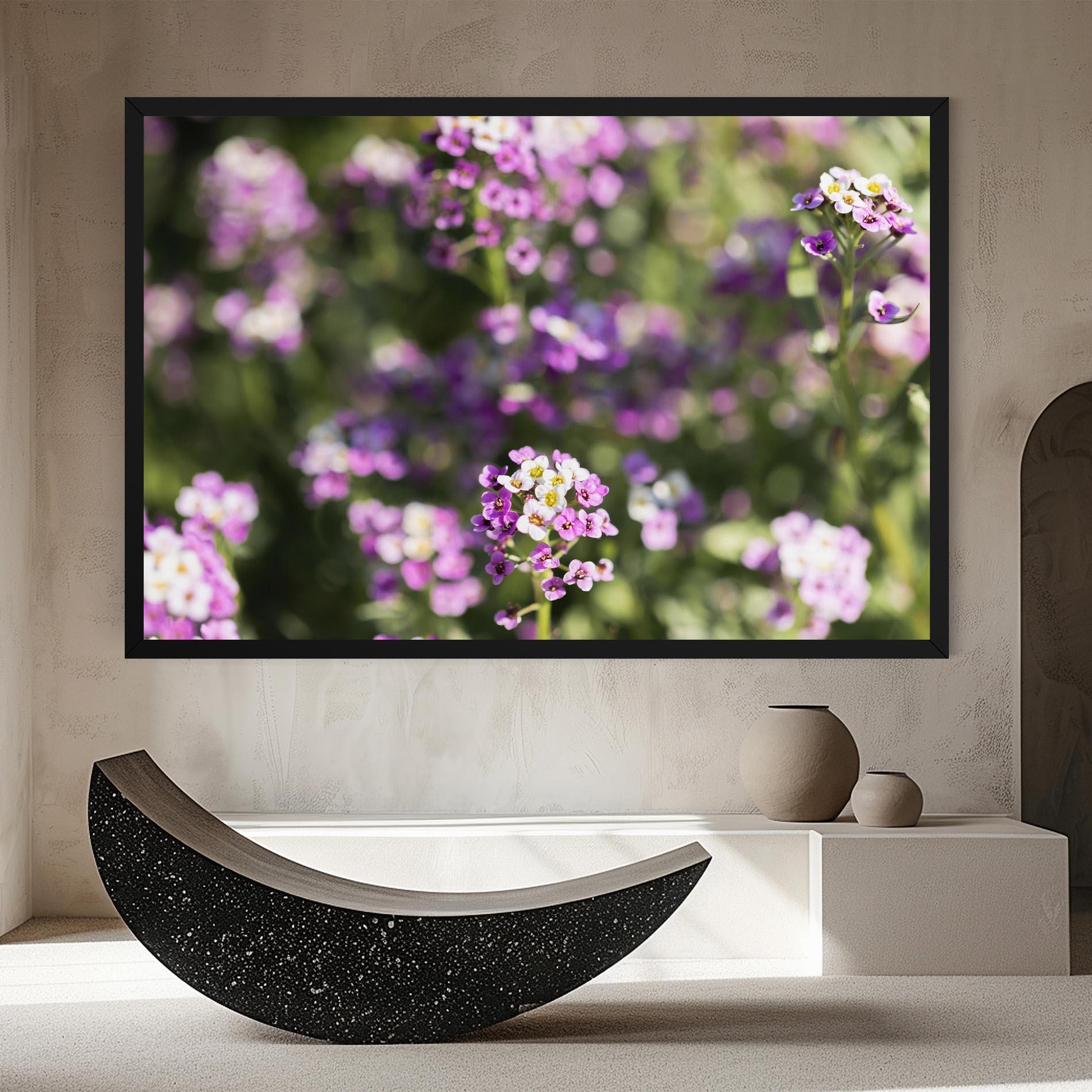 Картина на платно Wild Purple Field mockup 8