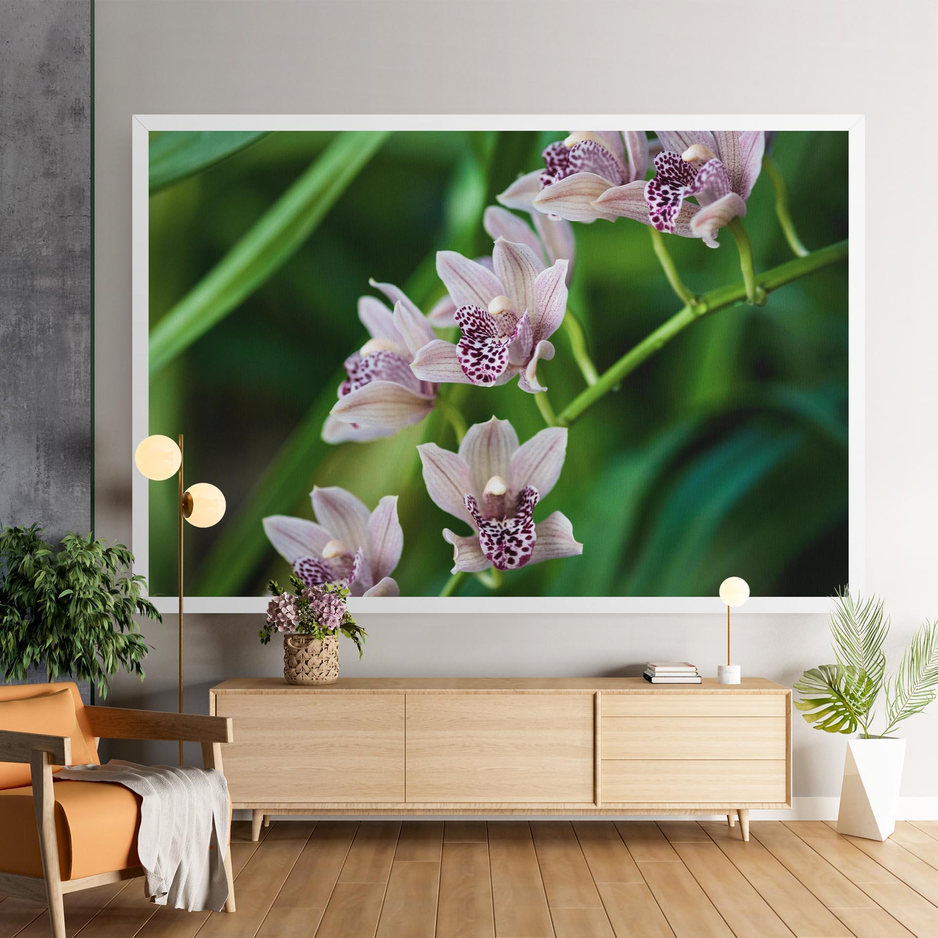 Картина на платно Cymbidium Orchid mockup 9