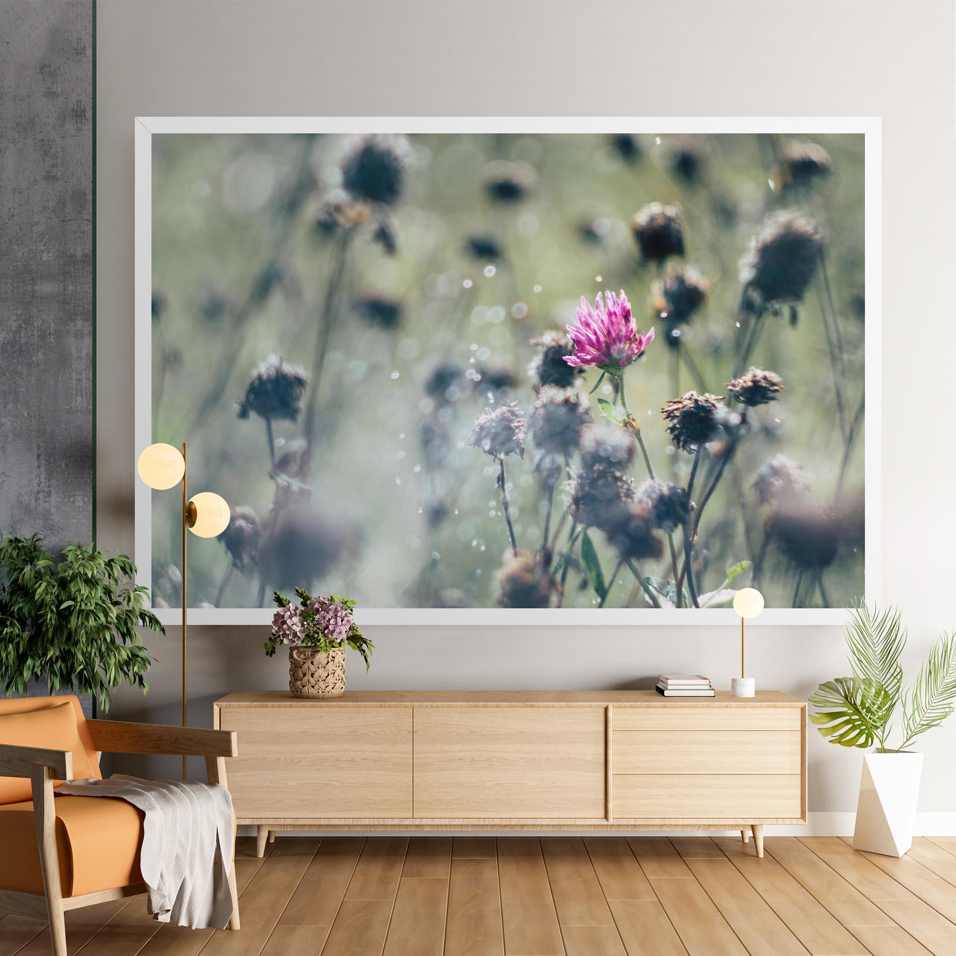 Картина на платно Dreamy Purple Flower mockup 9