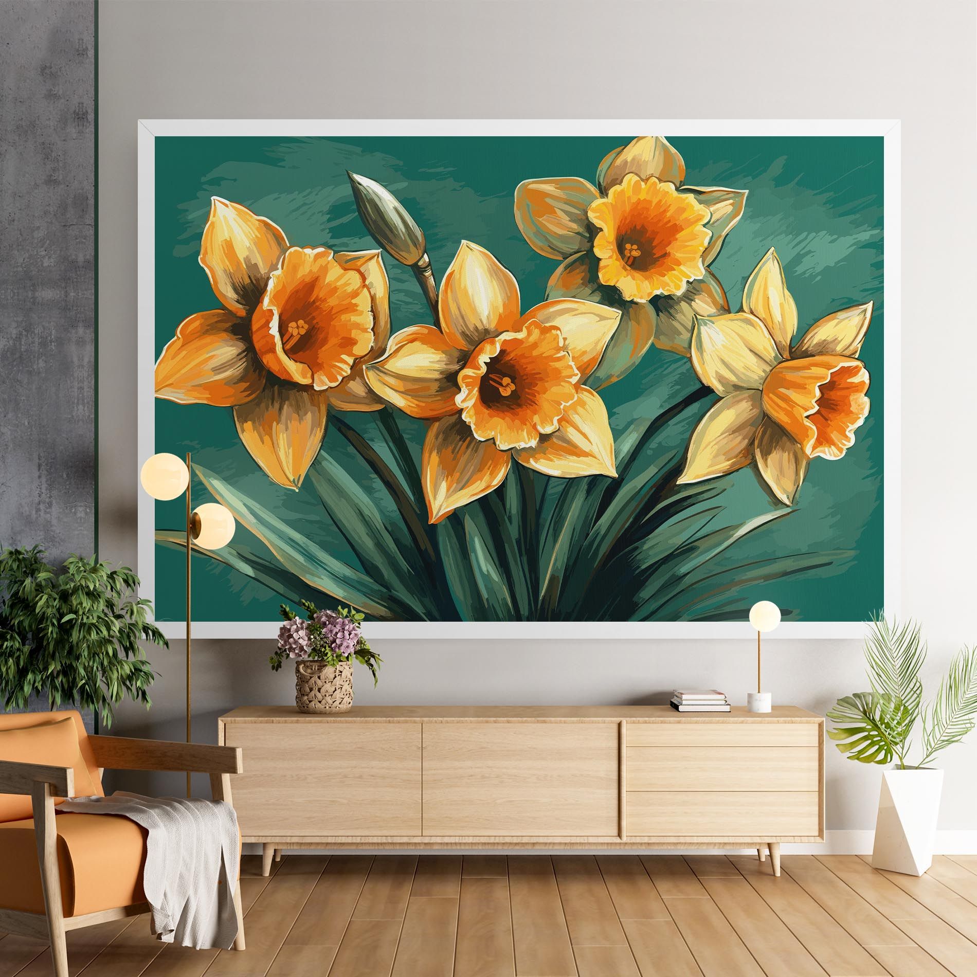 Yellow Wild Flower mockup 9