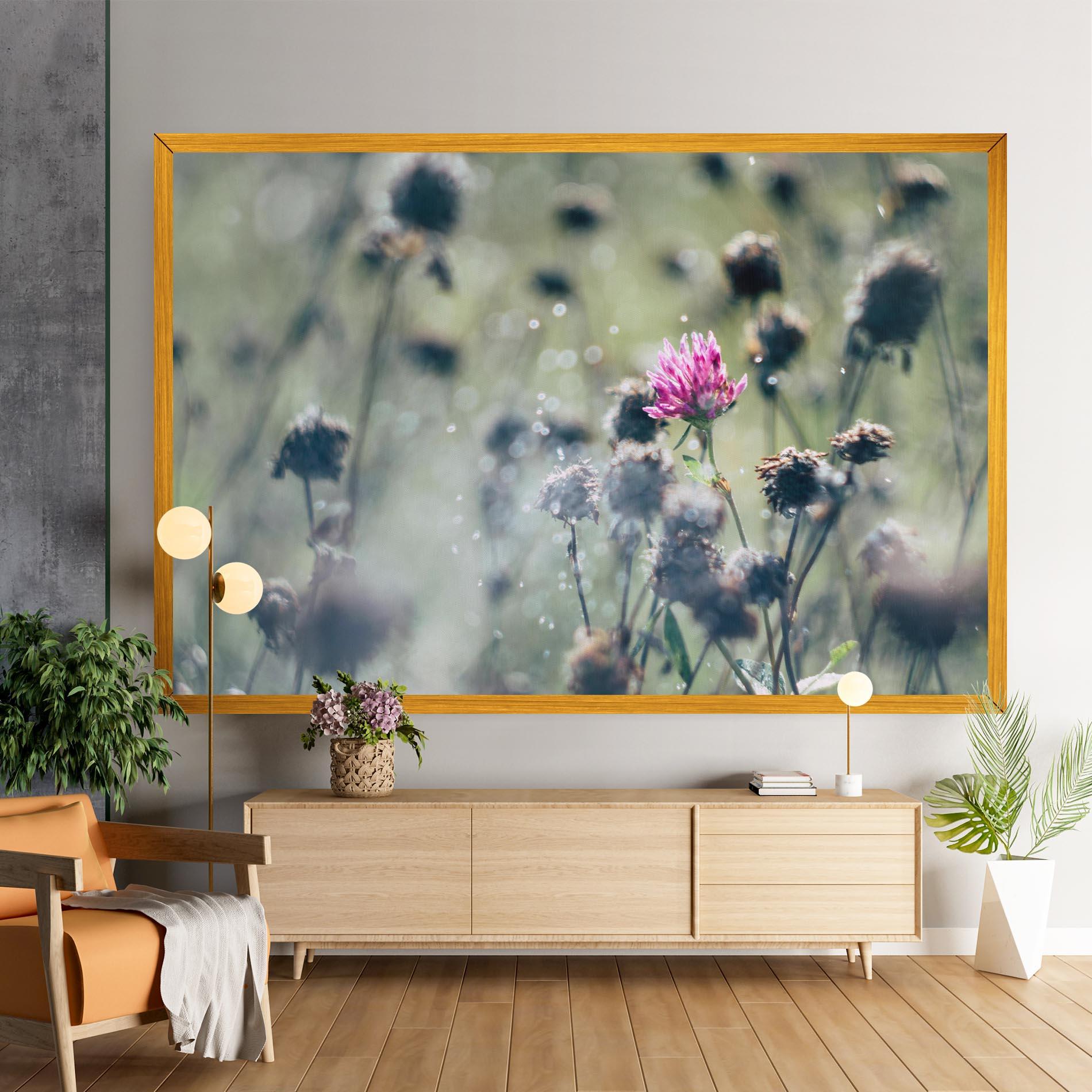 Картина на платно Dreamy Purple Flower mockup 9