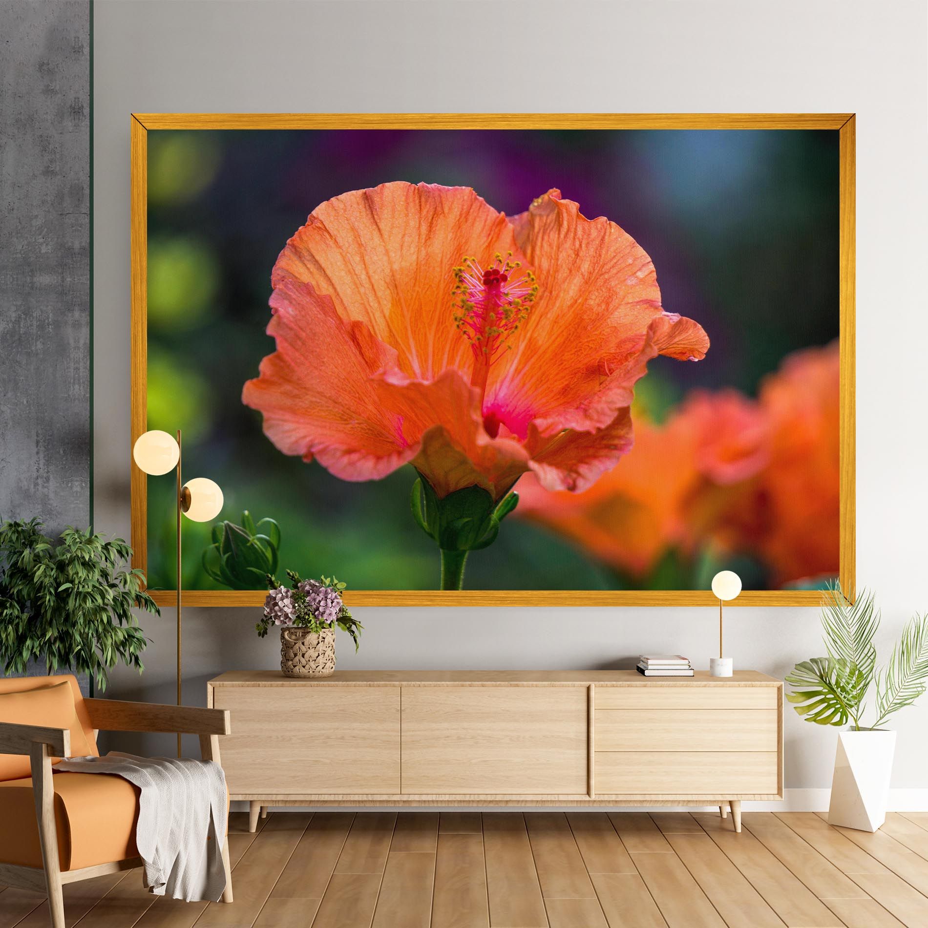 Orange Wild Flower mockup 9