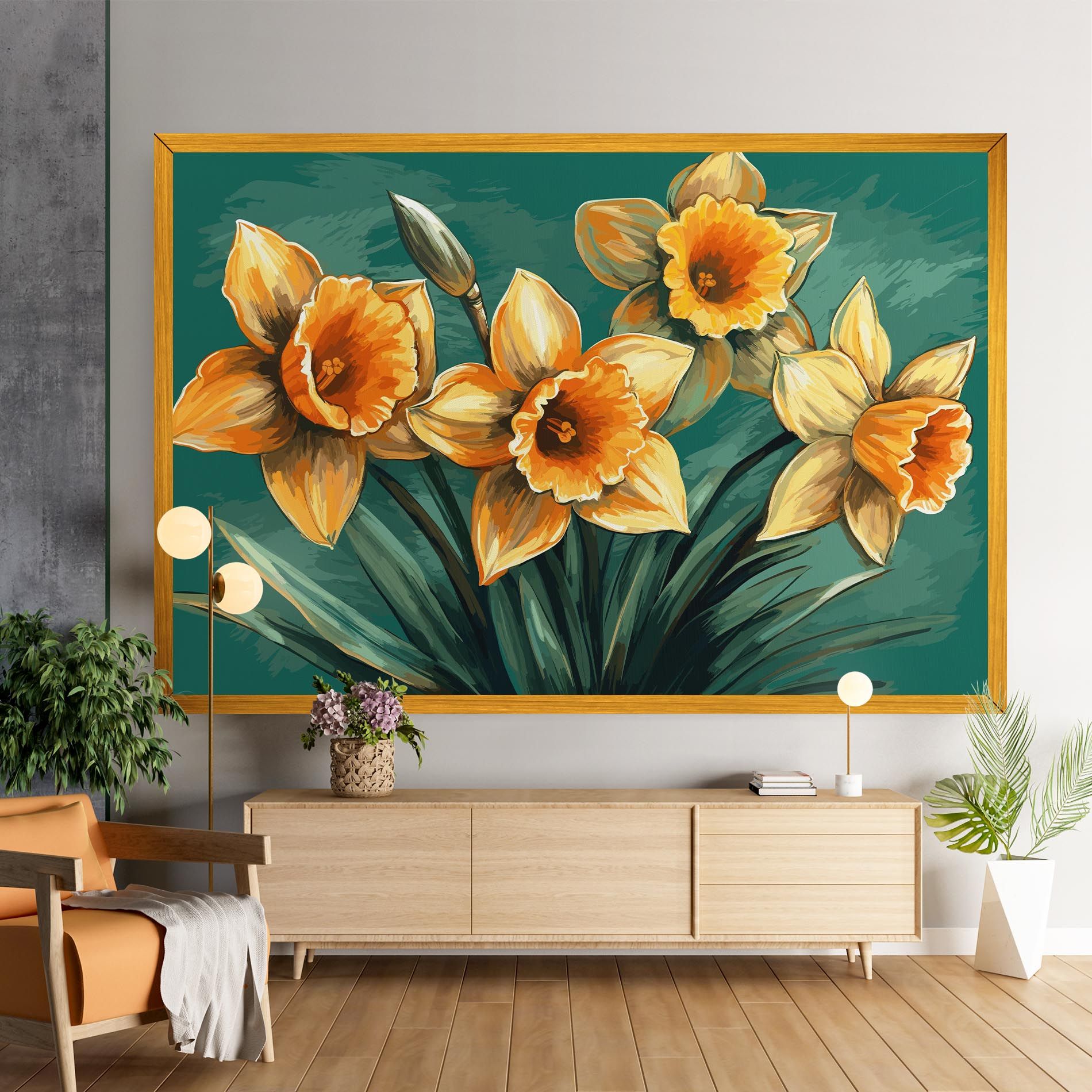 Yellow Wild Flower mockup 9