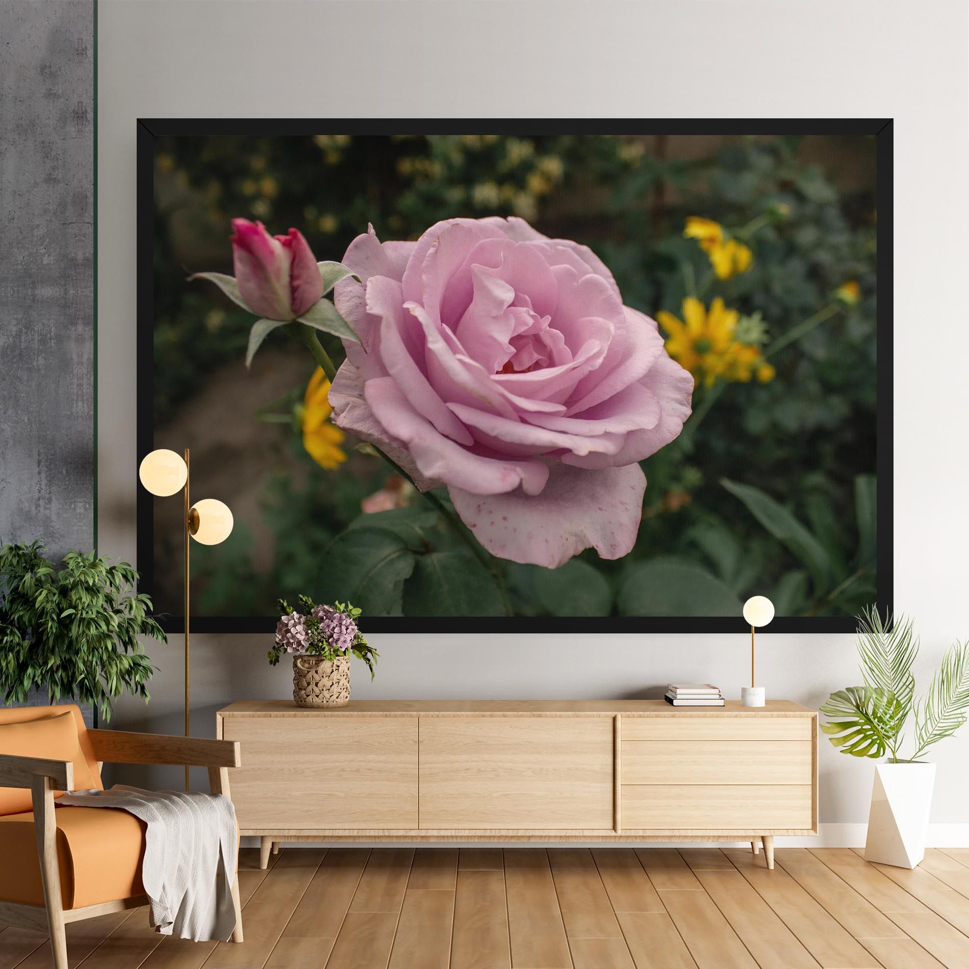 Garden Pink Rose mockup 9