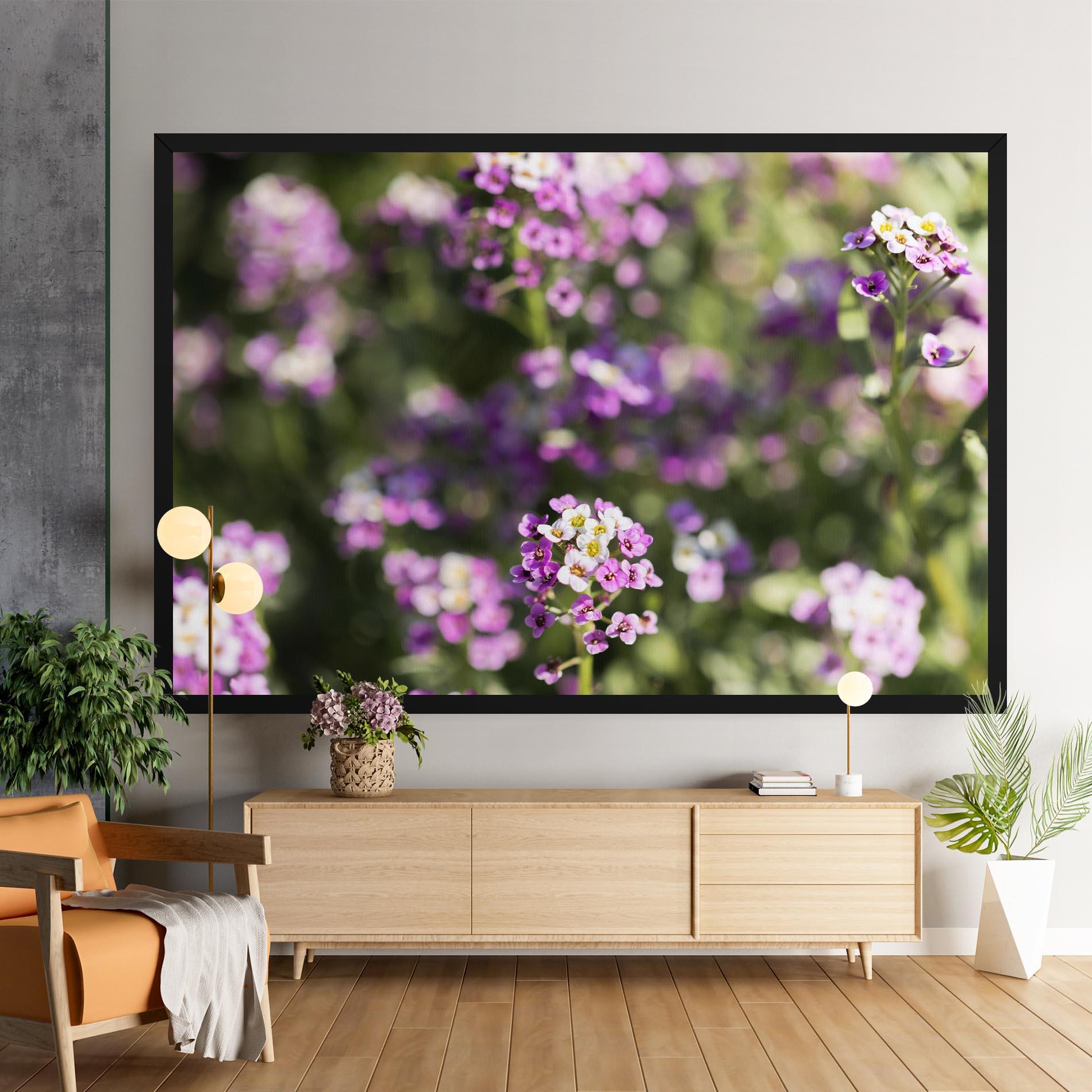 Картина на платно Wild Purple Field mockup 9