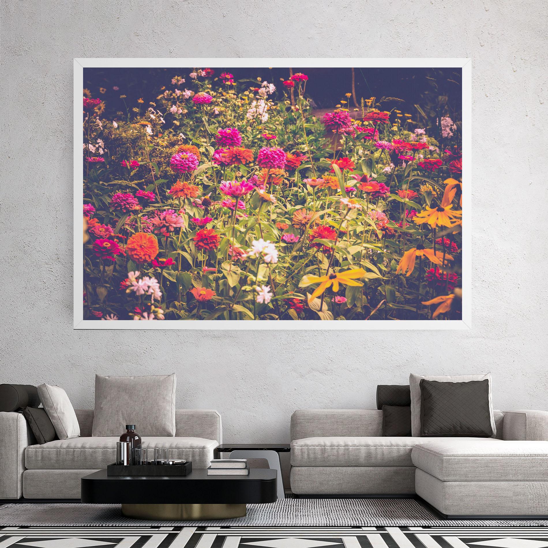 Картина на платно Colorful Wild Field mockup 2