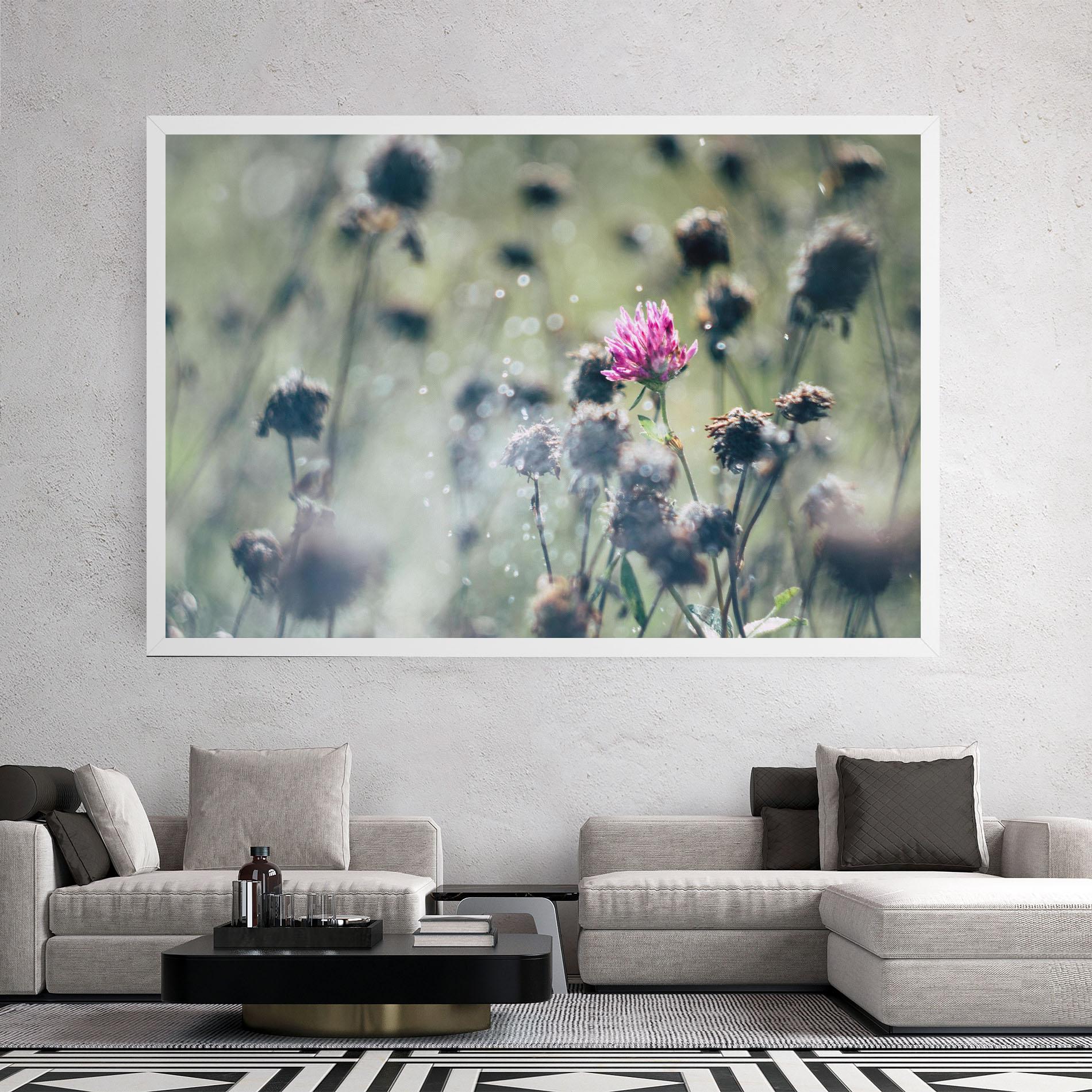 Картина на платно Dreamy Purple Flower mockup 2