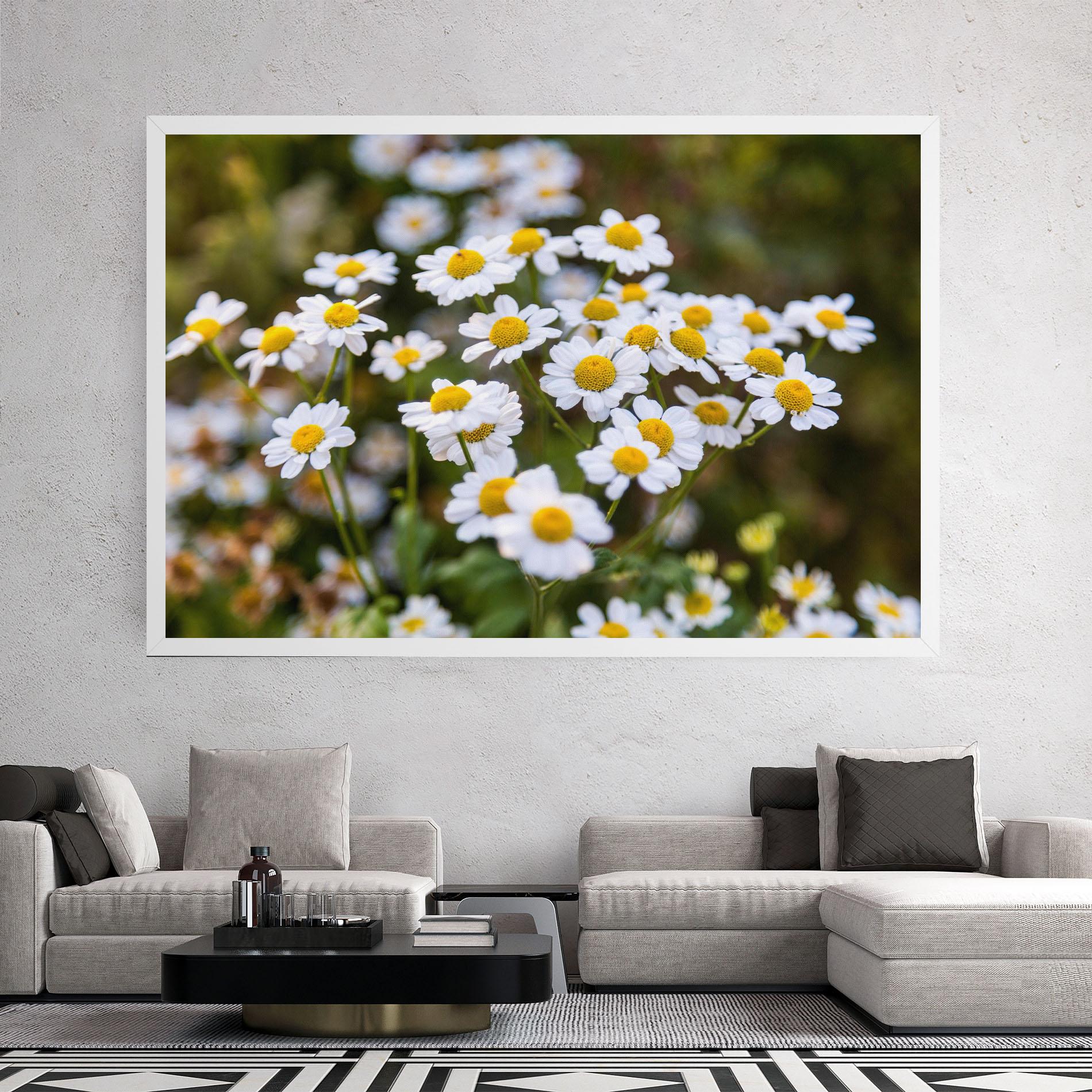 Картина на платно Flowers Garden mockup 2