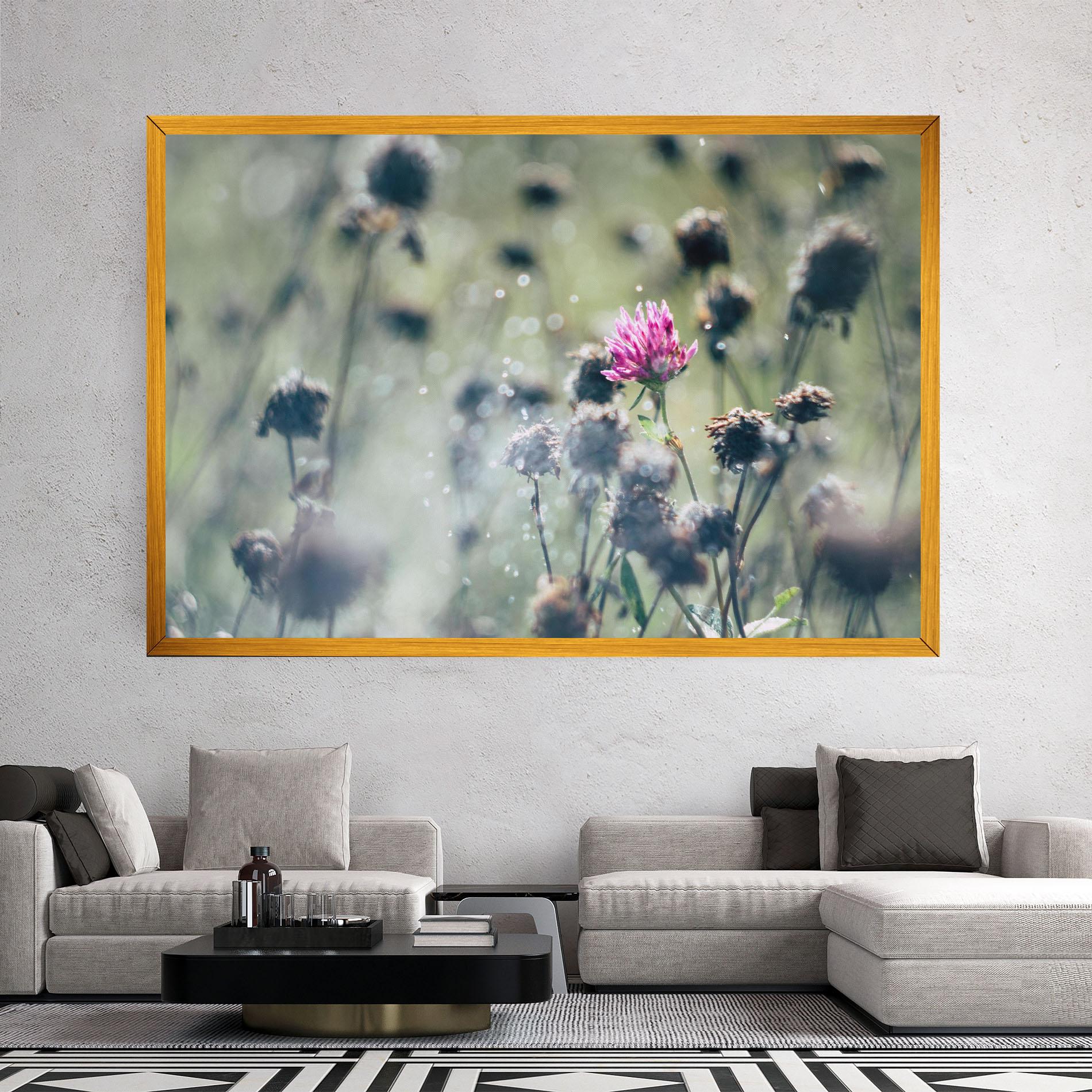 Картина на платно Dreamy Purple Flower mockup 2