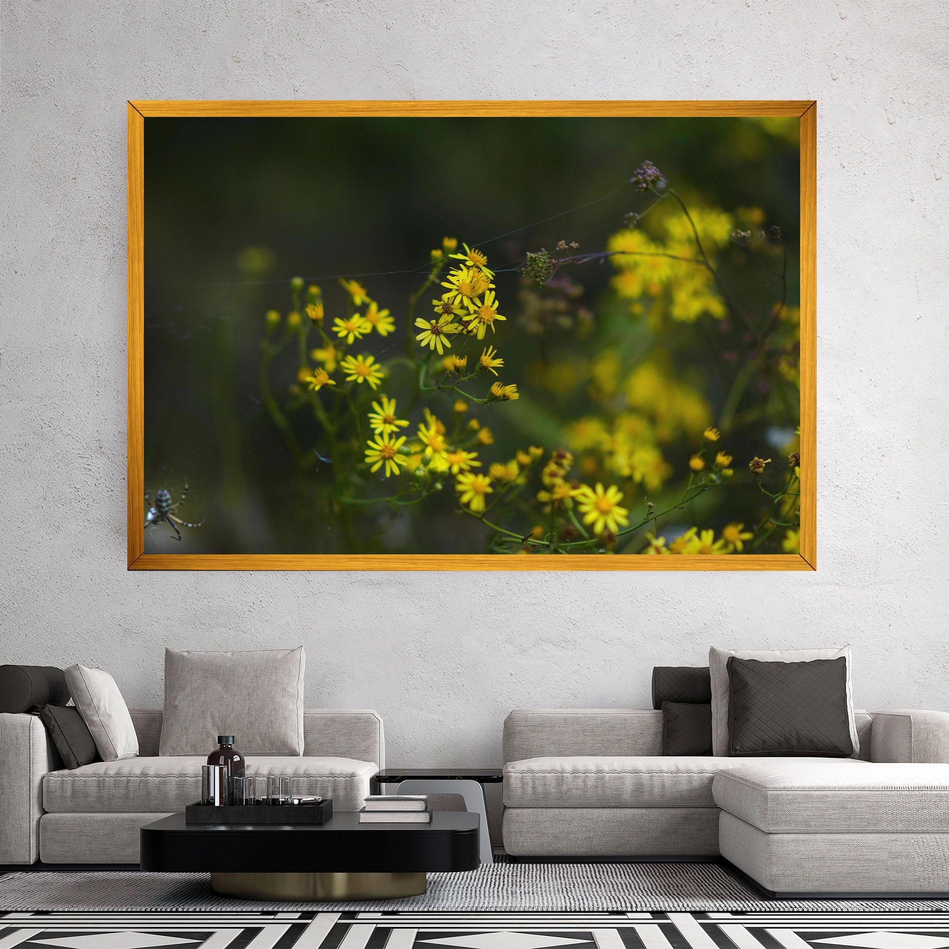 Картина на платно Small Wild Flowers mockup 2