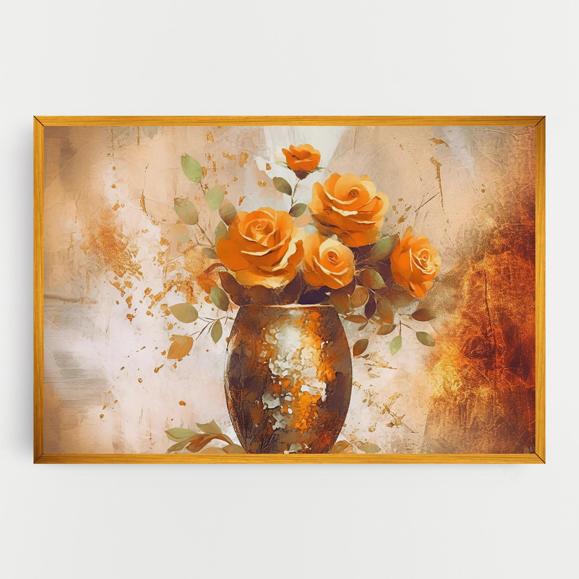 Картина на платно Brown Vase Art mockup 0
