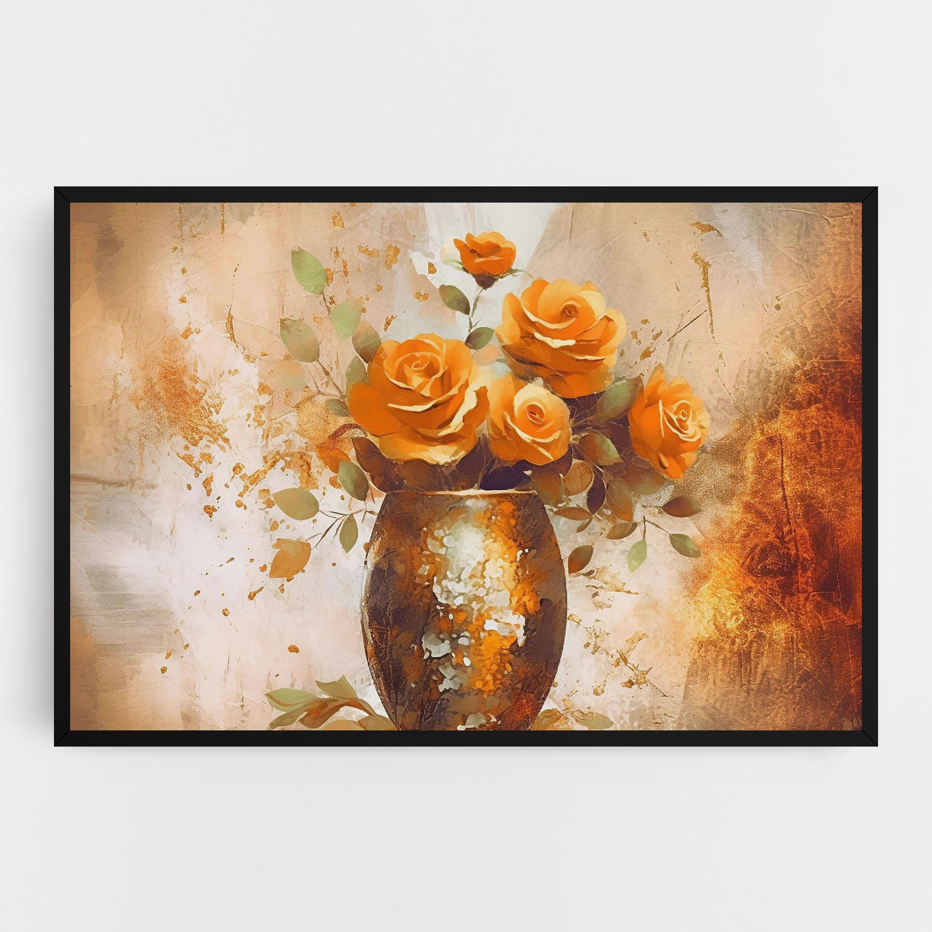Картина на платно Brown Vase Art mockup 0