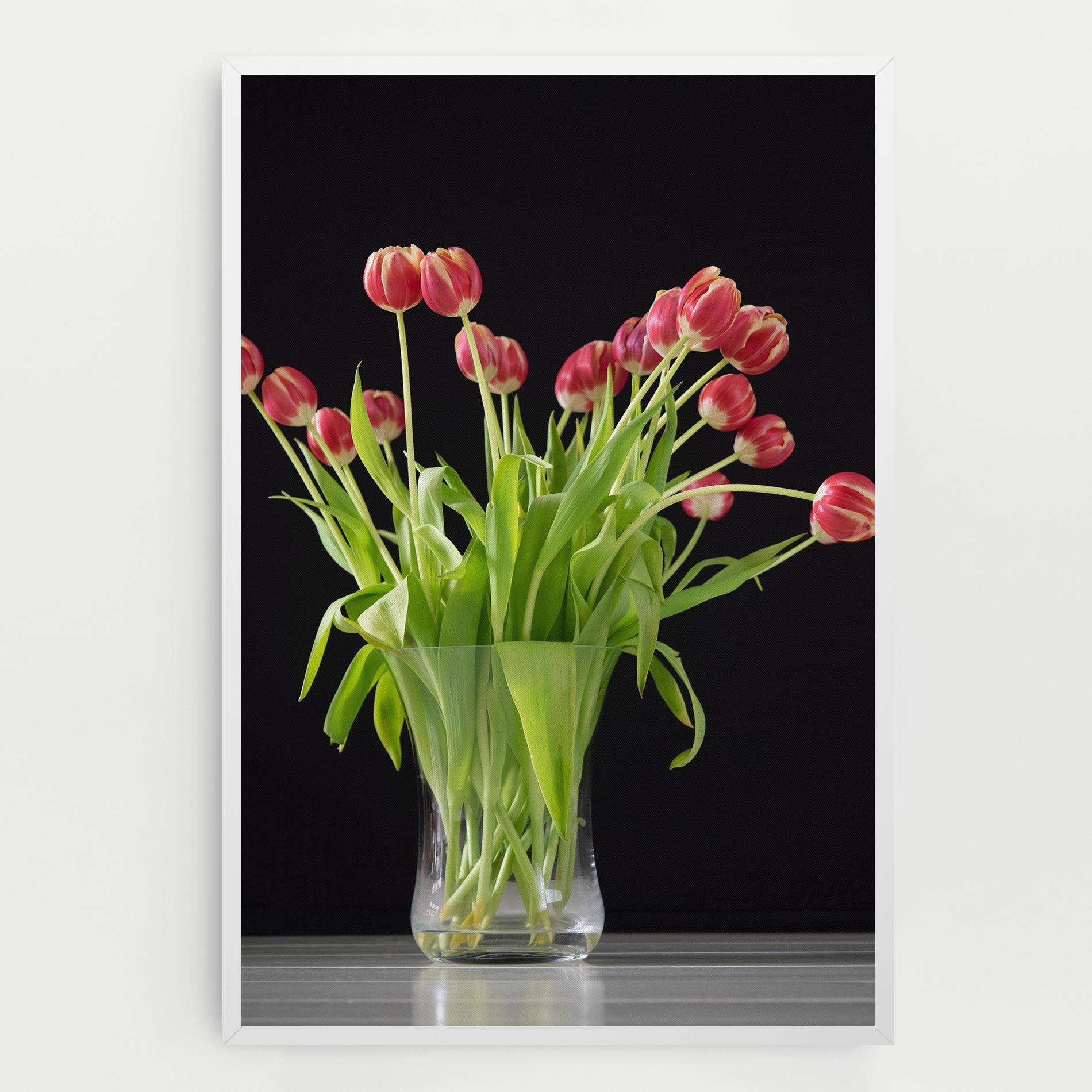 Картина на платно Tiny Tulips Vase mockup 0